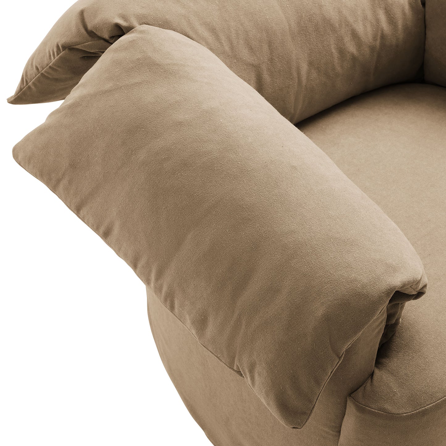 Lark Slipcovered Fabric Oversized Armchair by Modway