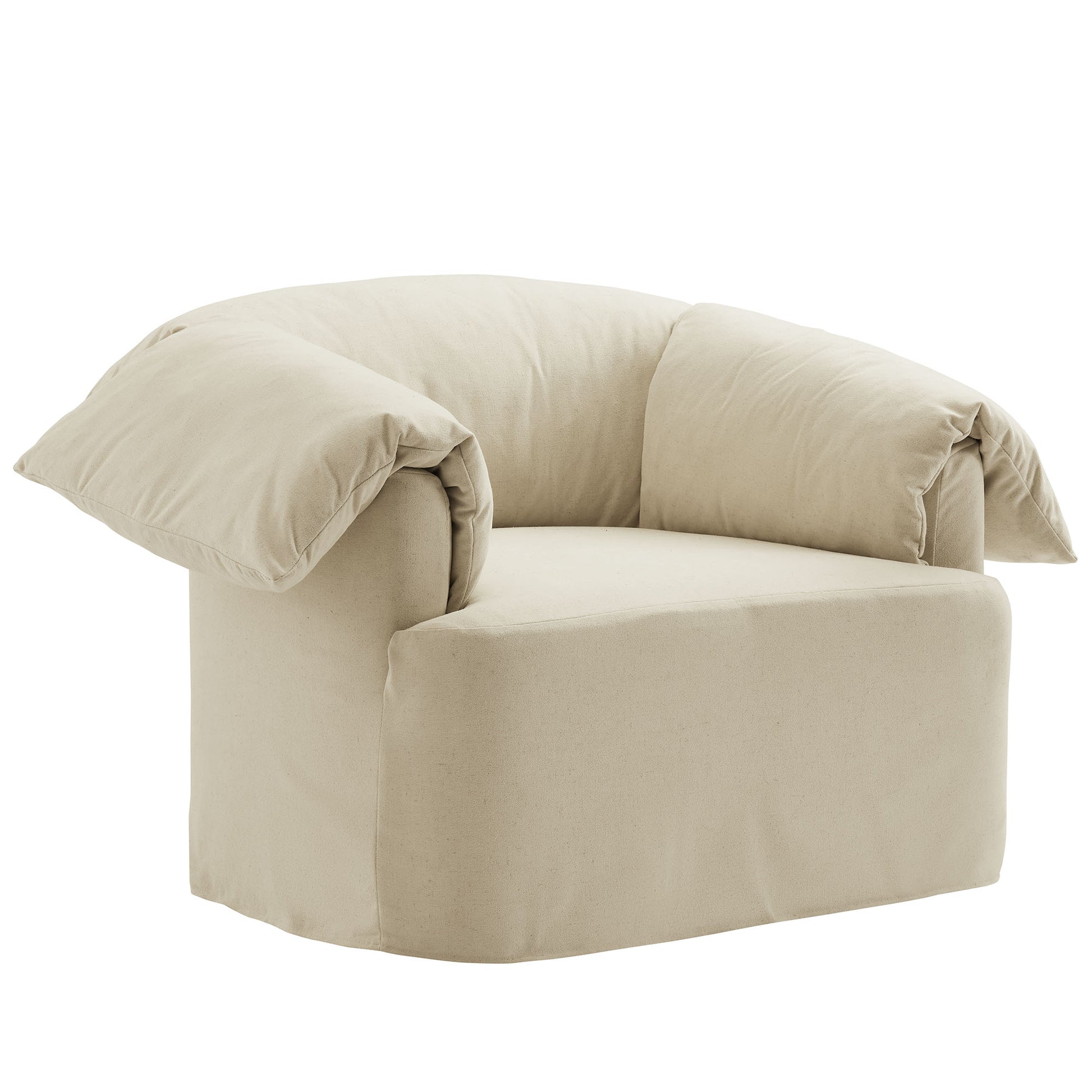 Lark Slipcovered Fabric Oversized Armchair by Modway
