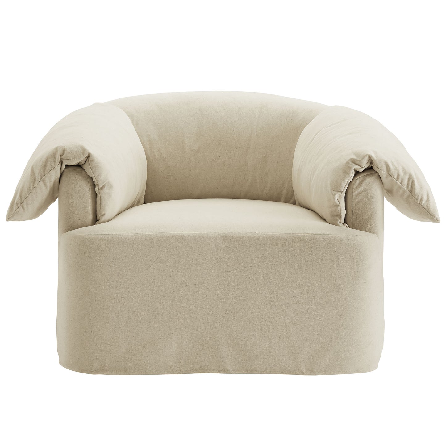 Lark Slipcovered Fabric Oversized Armchair by Modway