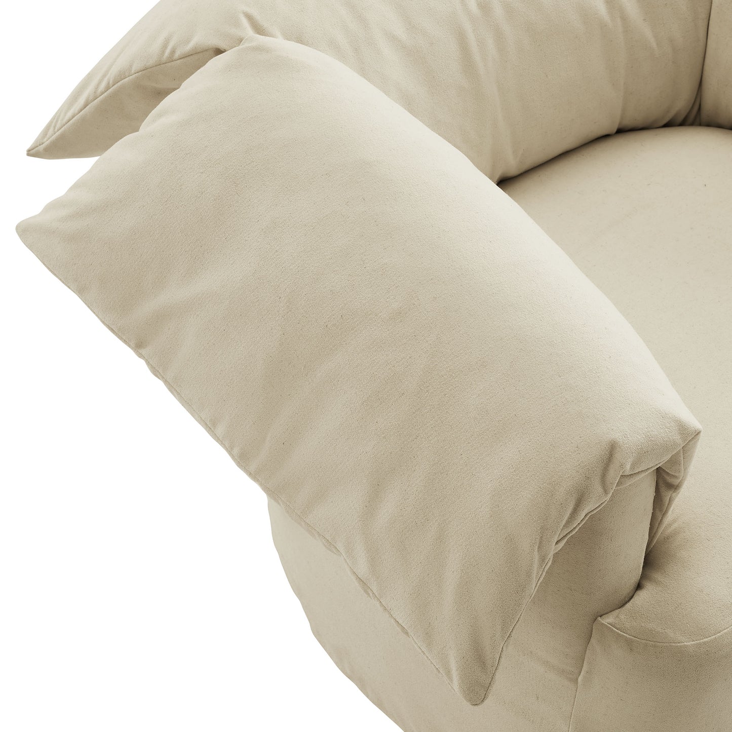 Lark Slipcovered Fabric Oversized Armchair by Modway