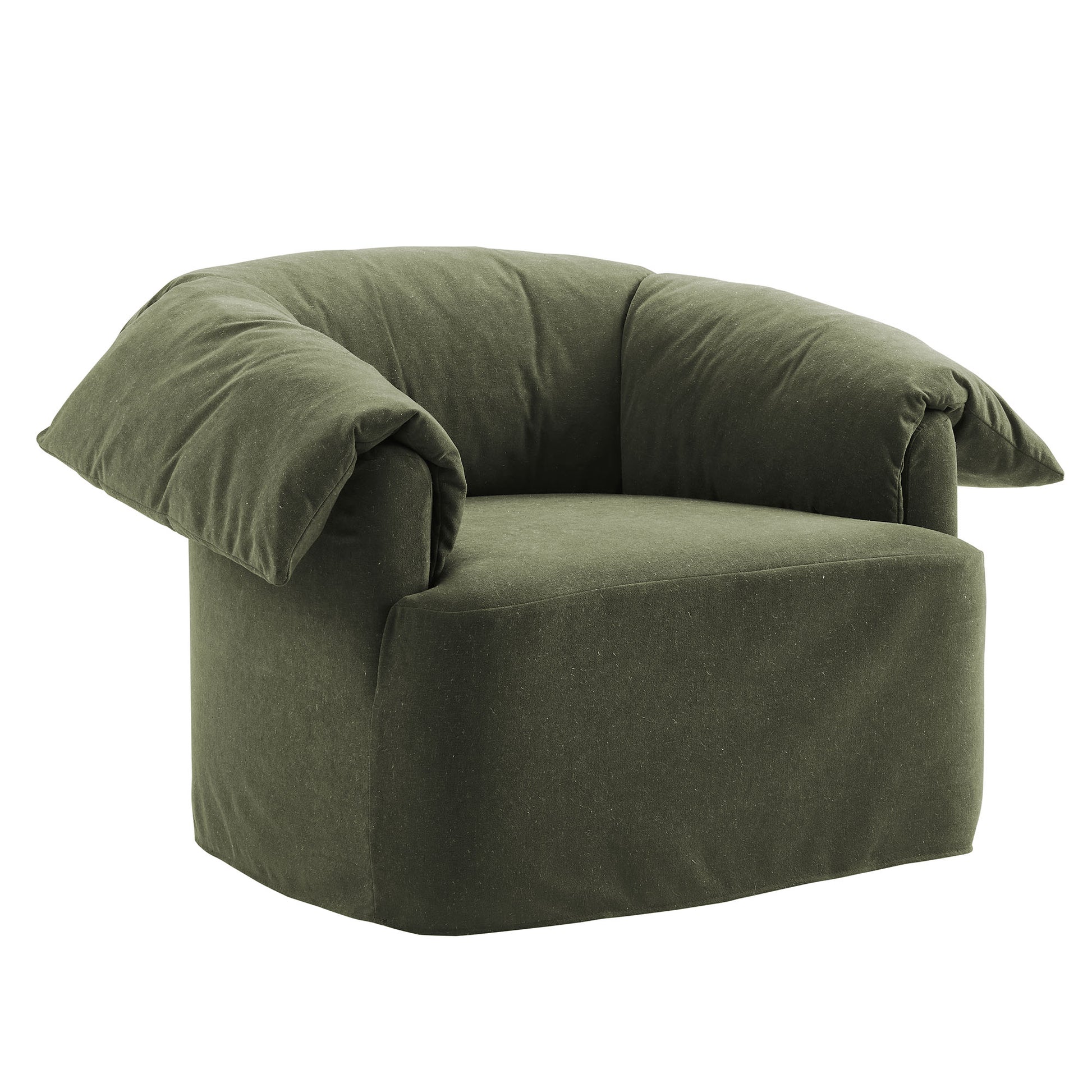 Lark Slipcovered Fabric Oversized Armchair by Modway