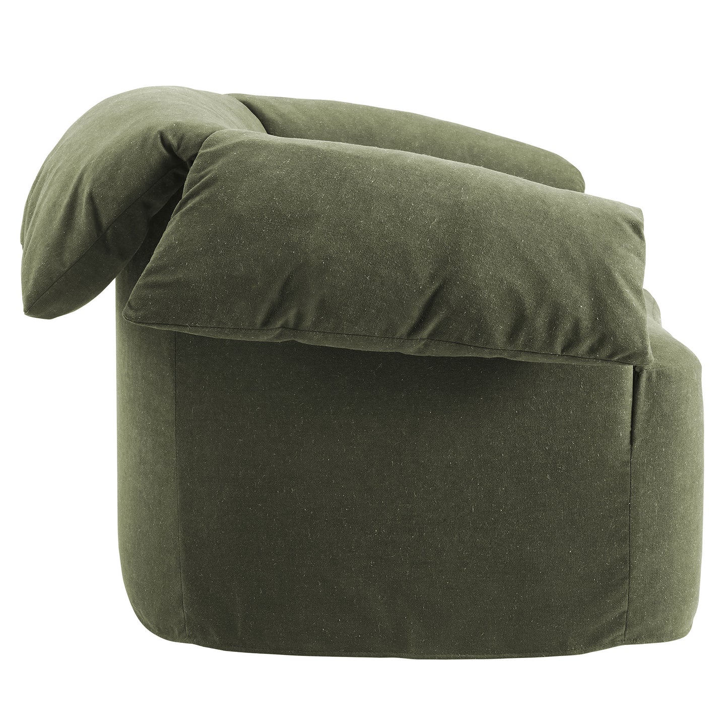 Lark Slipcovered Fabric Oversized Armchair by Modway
