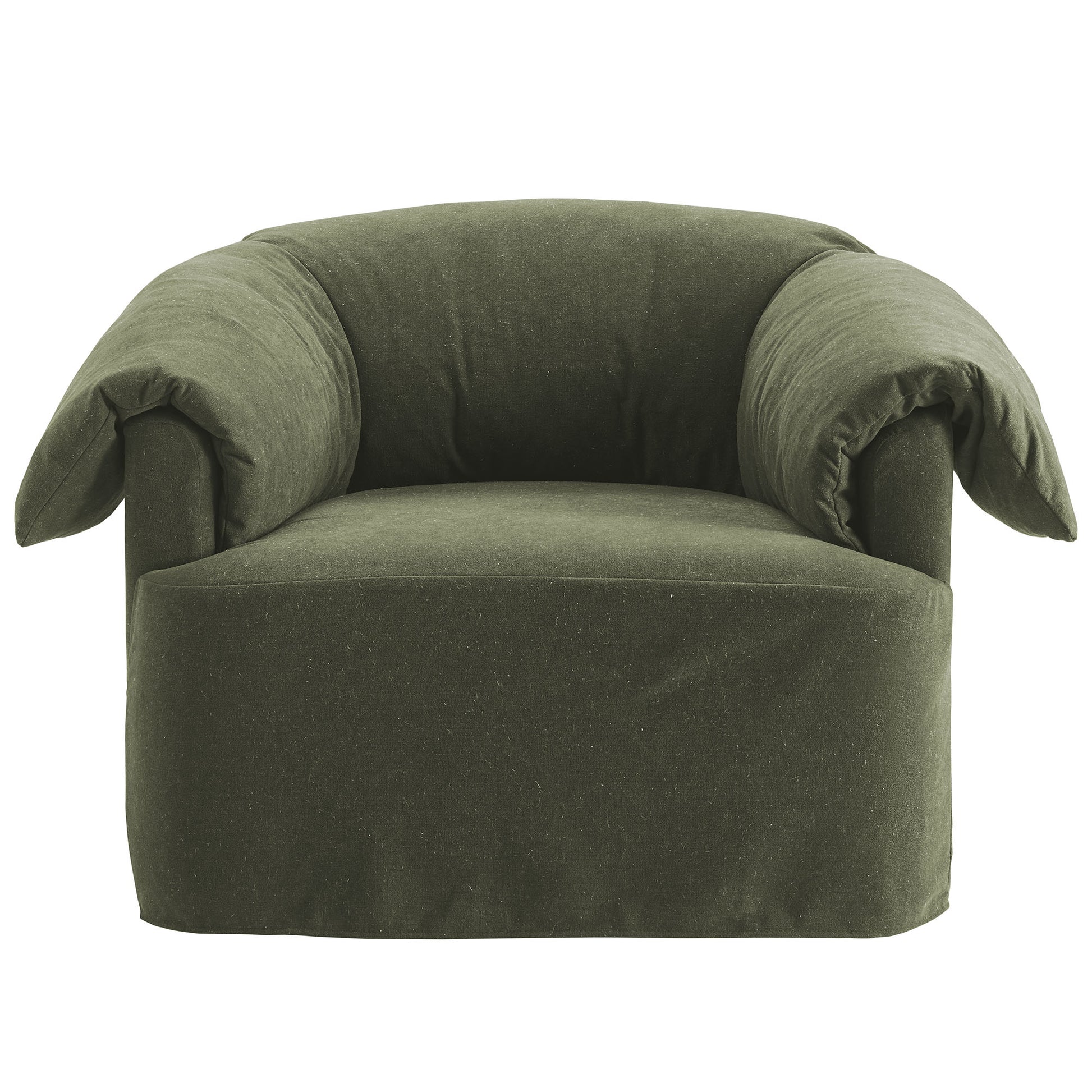 Lark Slipcovered Fabric Oversized Armchair by Modway
