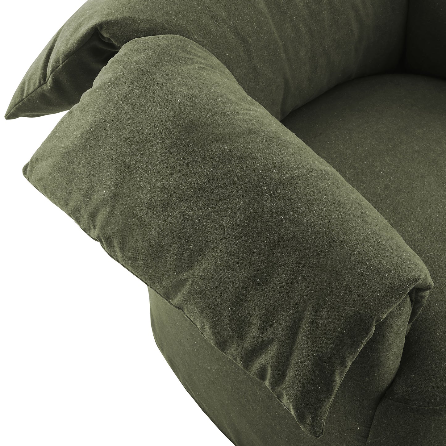 Lark Slipcovered Fabric Oversized Armchair by Modway