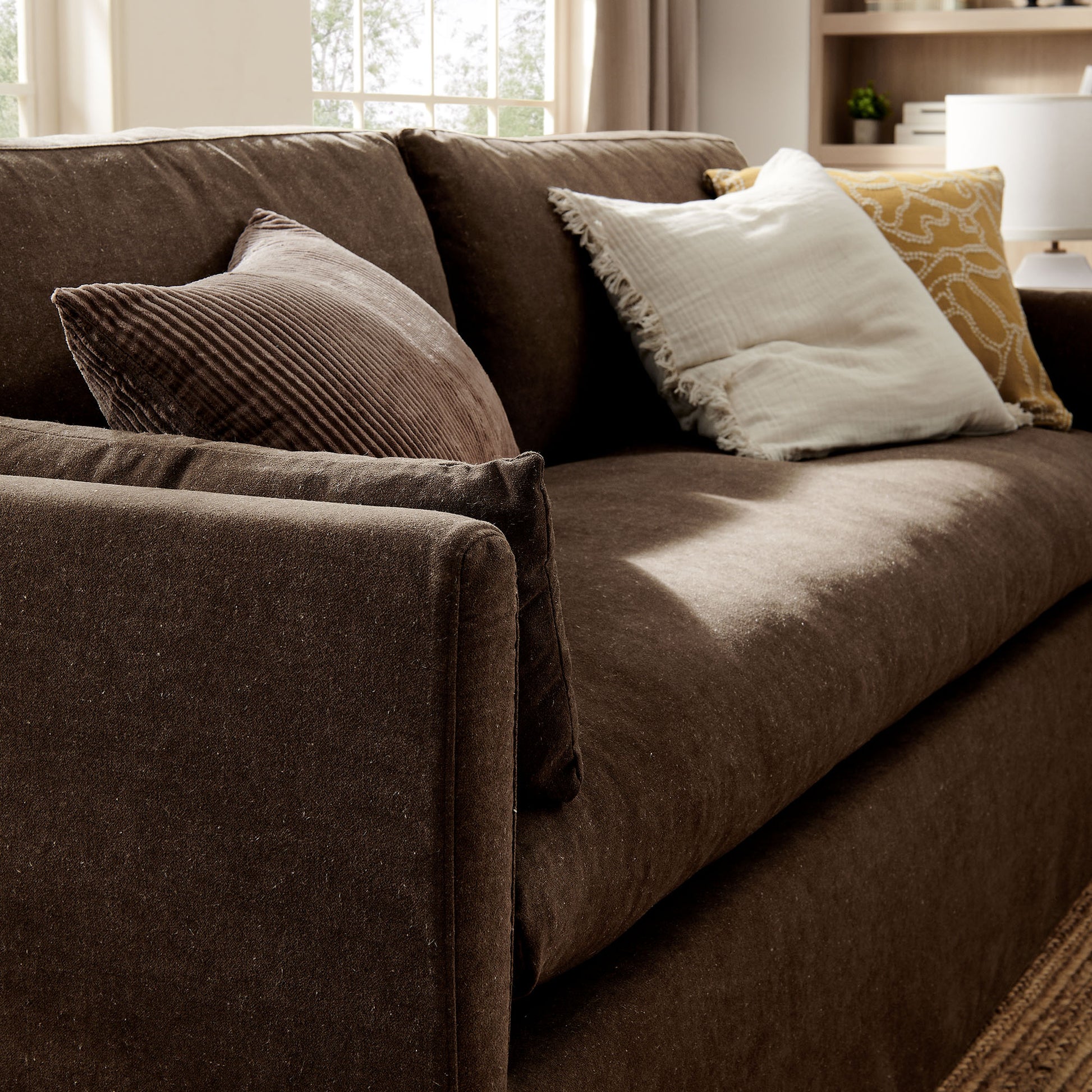 Wellfleet 85" Slipcovered Fabric Sofa by Modway
