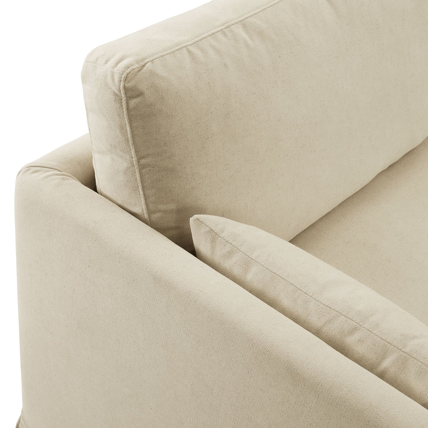 Wellfleet 85" Slipcovered Fabric Sofa by Modway