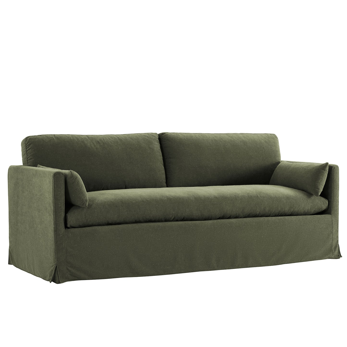 Wellfleet 85" Slipcovered Fabric Sofa by Modway