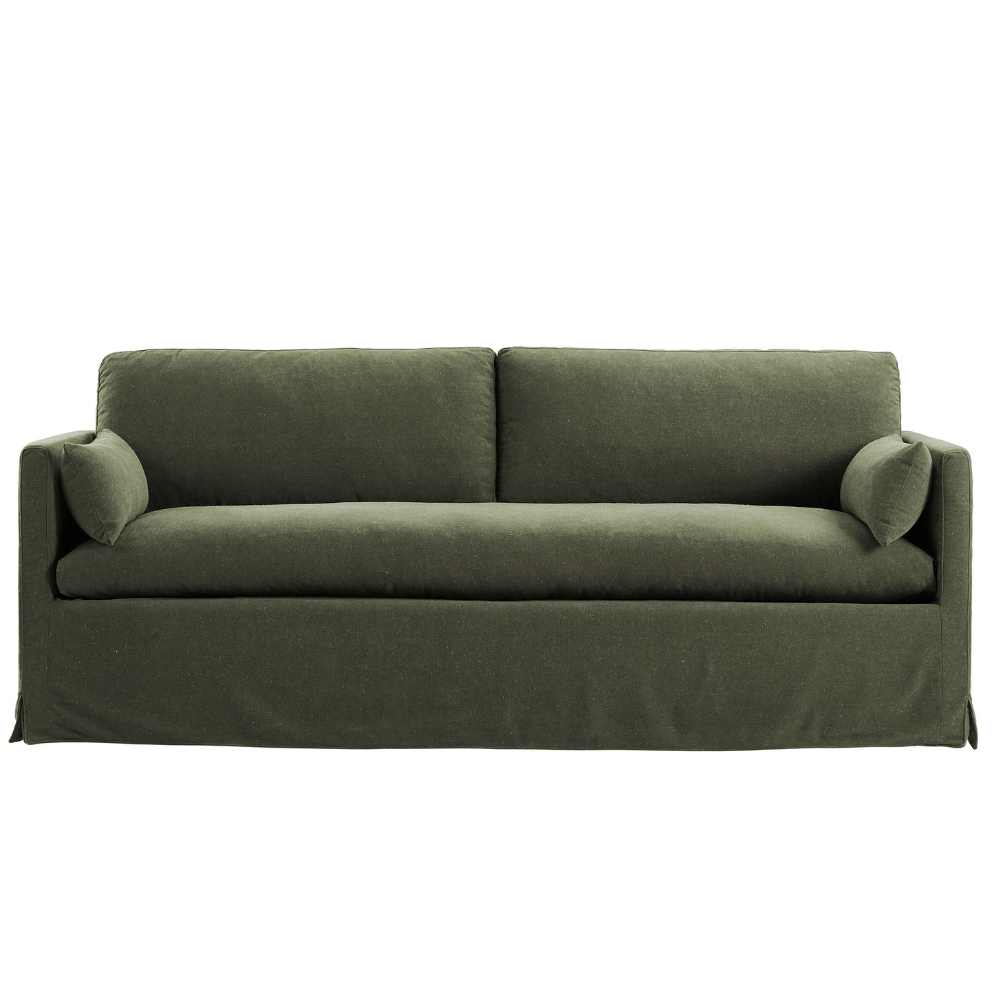 Wellfleet 85" Slipcovered Fabric Sofa by Modway