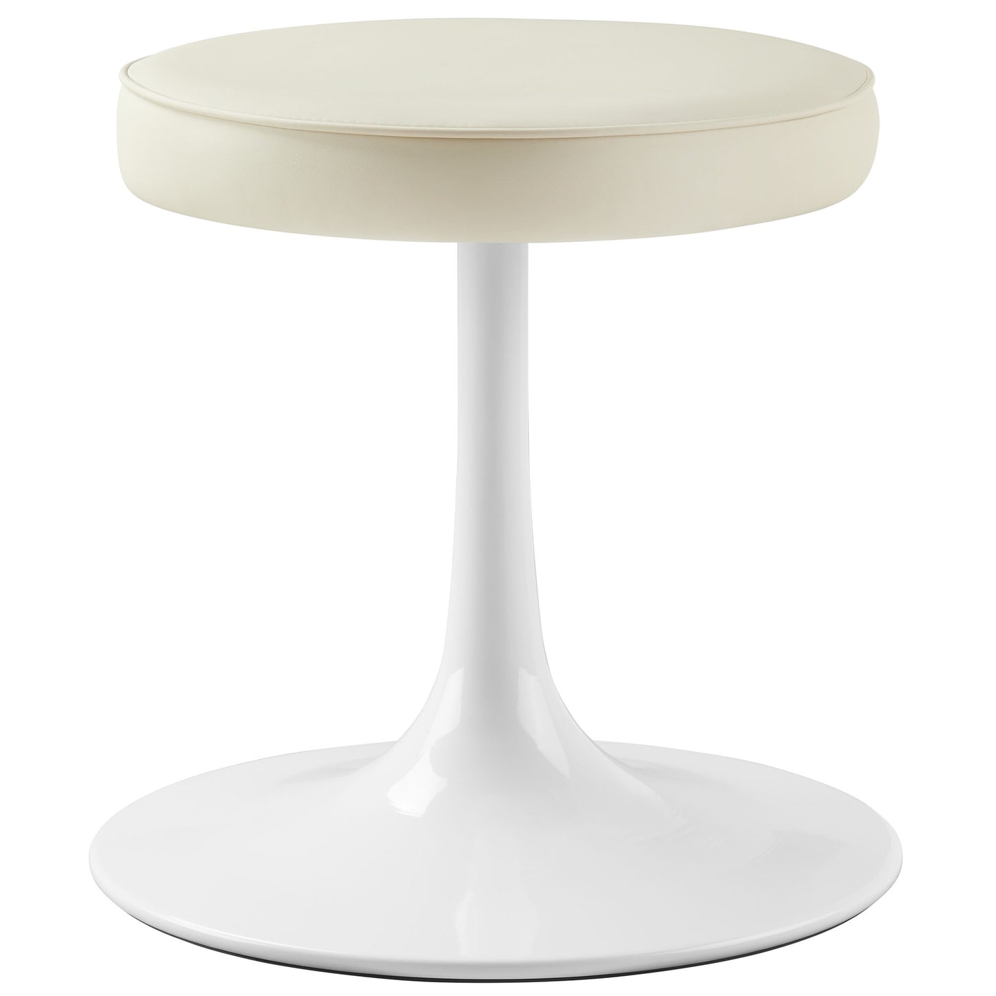 Lippa Vegan Leather Round Stool by Modway