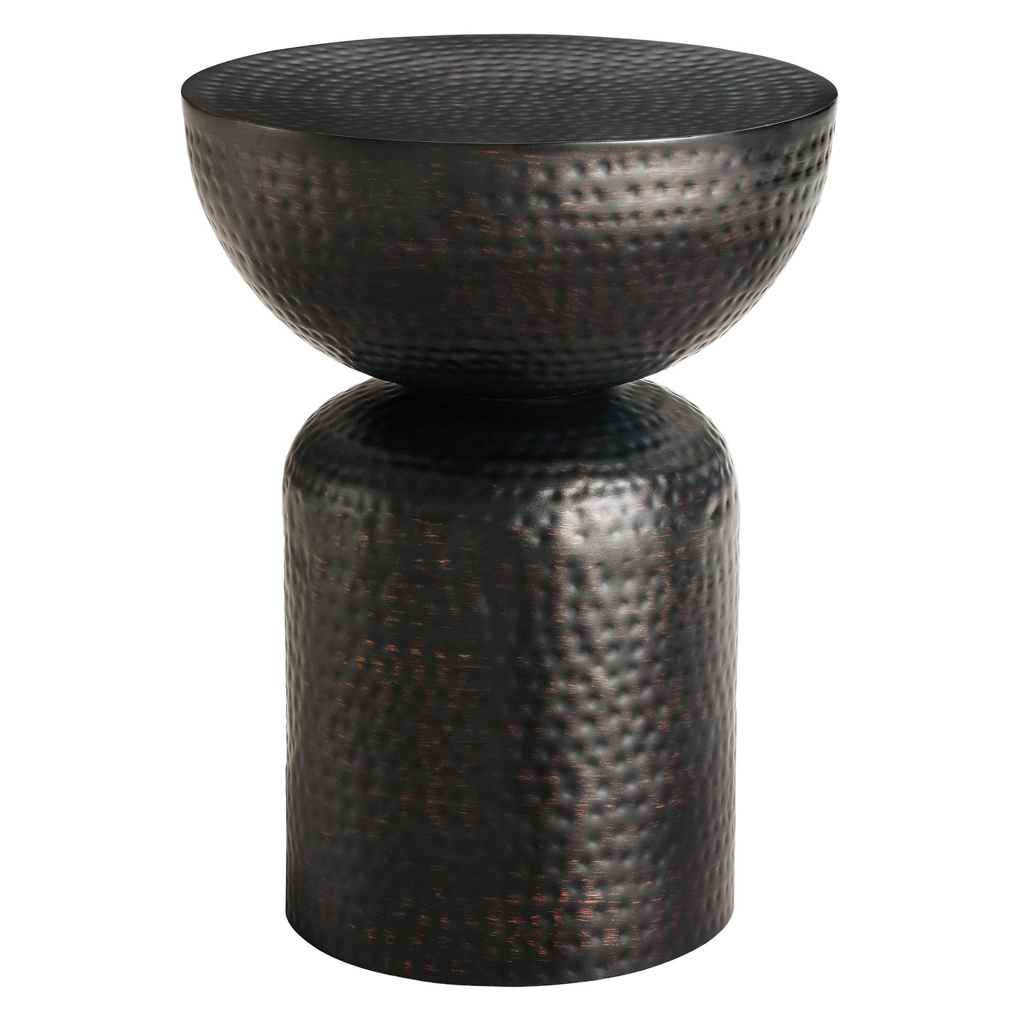 Mella Metal Hammered Side Table by Modway EEI-7278-BLK