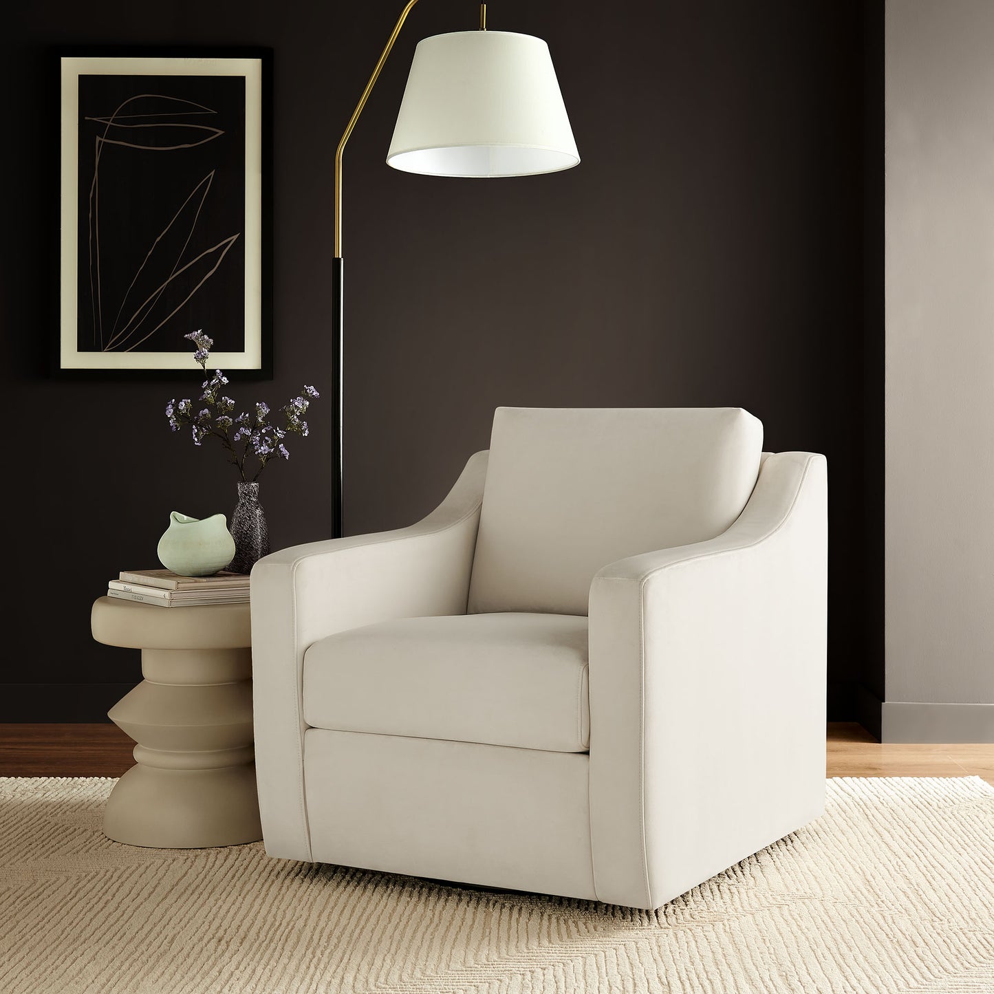 Liora Performance Velvet Armchair by Modway