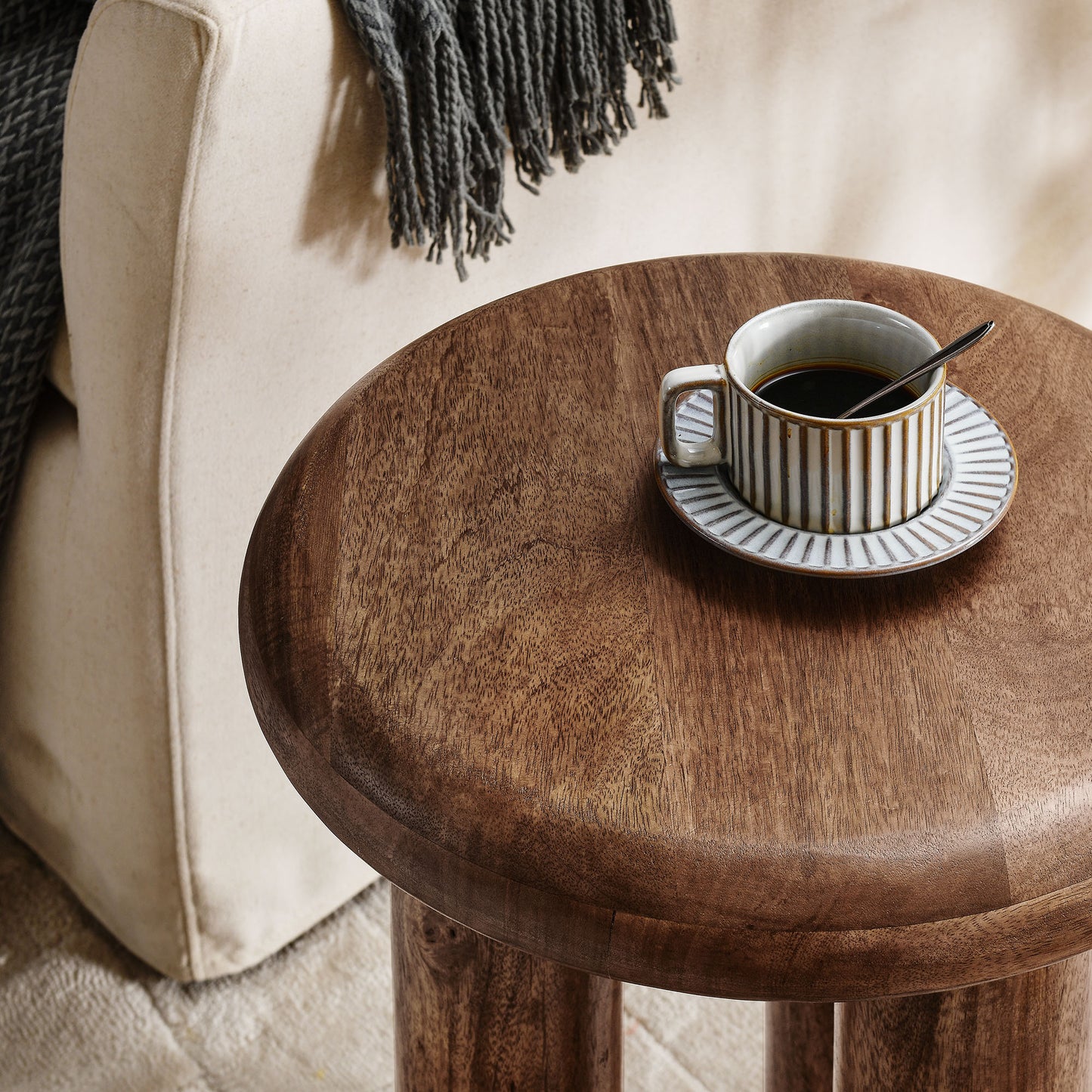 Mavina Mango Wood Side Table by Modway EEI-7284 Modern Accent End Table for Living Room