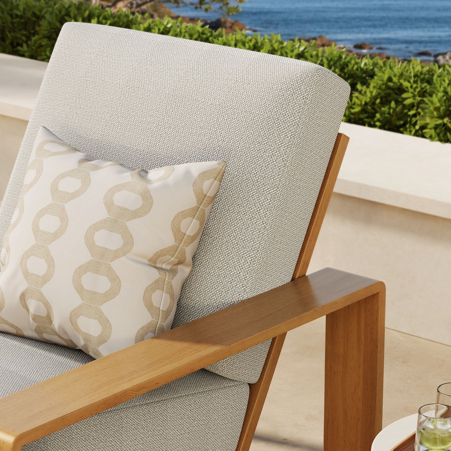 Lirienne Outdoor Patio Aluminum Faux Wood Armchair by Modway EEI-7296 Collection