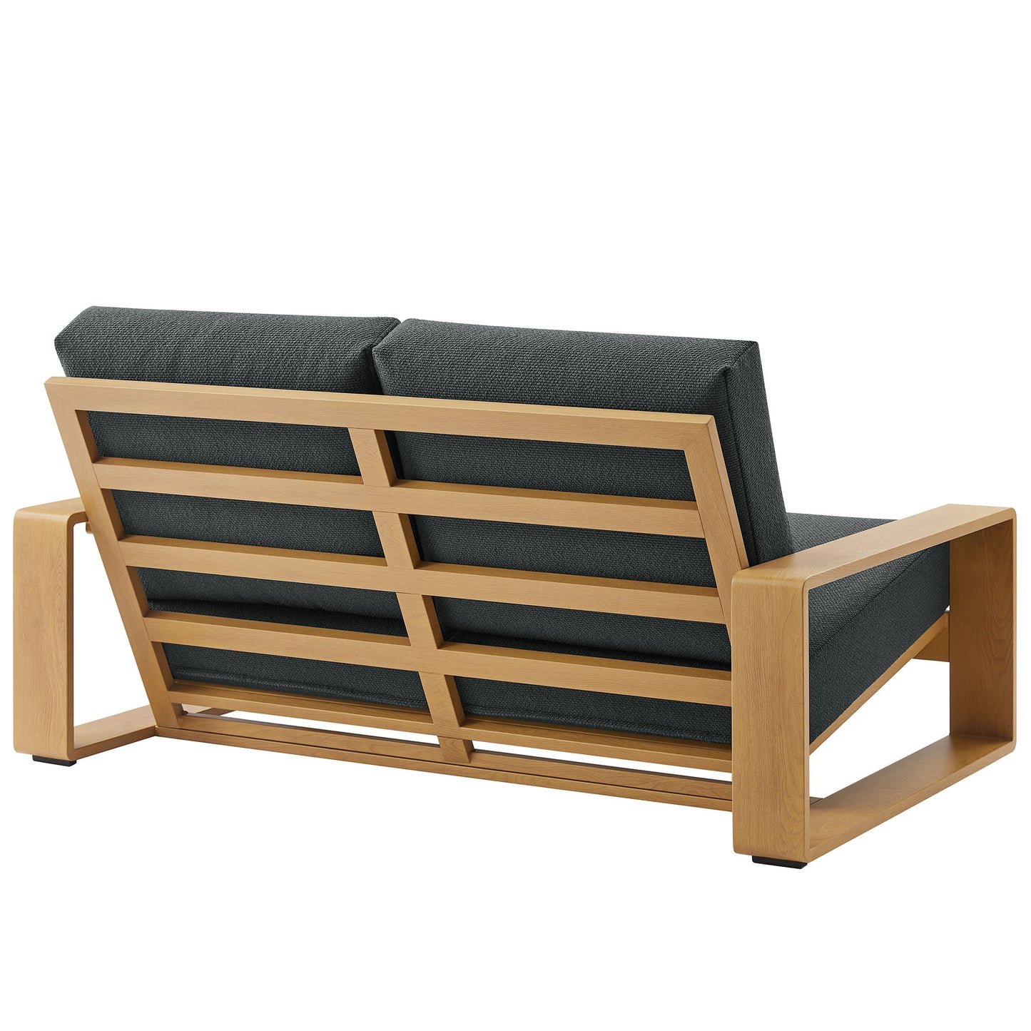 Lirienne Outdoor Patio Aluminum Faux Wood Loveseat by Modway EEI-7297 Series