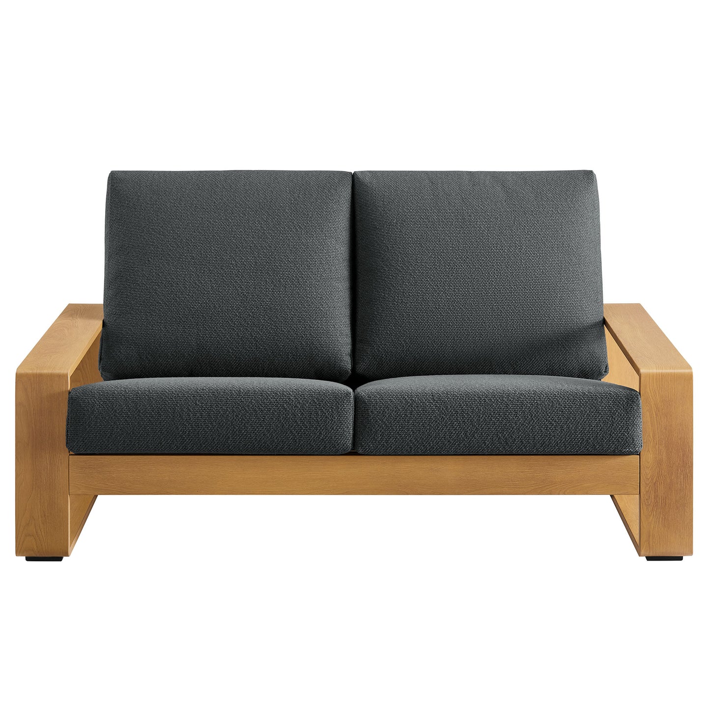 Lirienne Outdoor Patio Aluminum Faux Wood Loveseat by Modway EEI-7297 Series