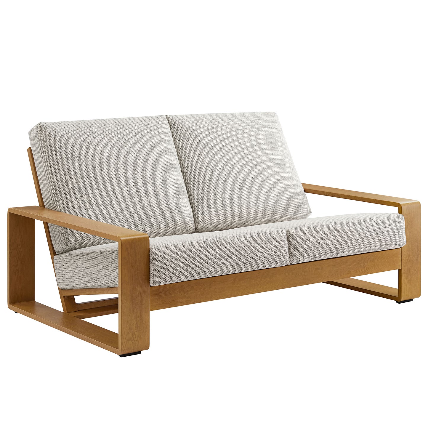 Lirienne Outdoor Patio Aluminum Faux Wood Loveseat by Modway EEI-7297 Series