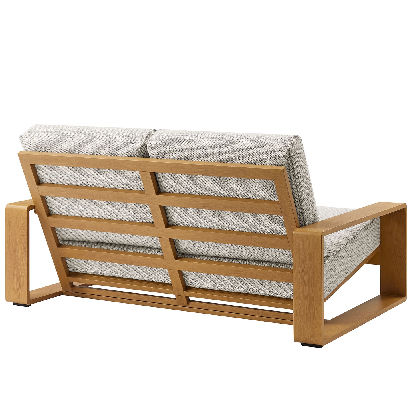 Lirienne Outdoor Patio Aluminum Faux Wood Loveseat by Modway EEI-7297 Series