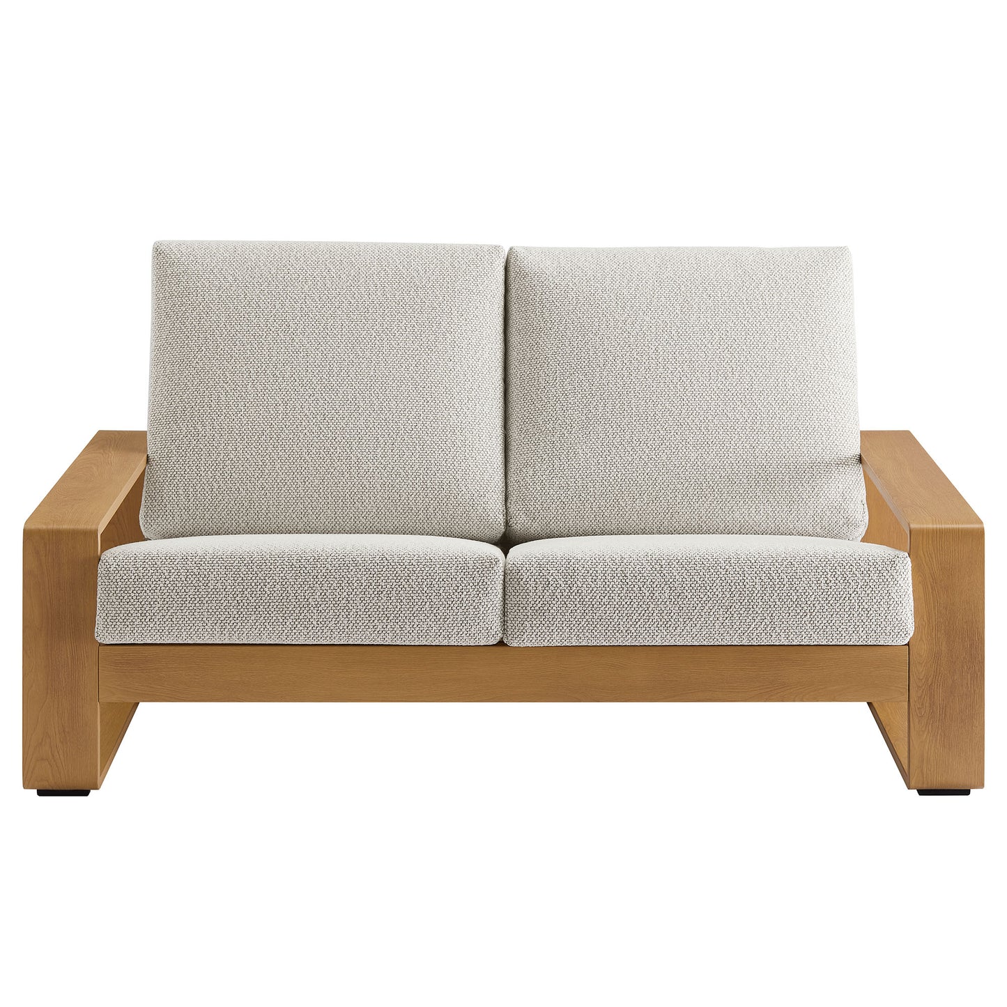 Lirienne Outdoor Patio Aluminum Faux Wood Loveseat by Modway EEI-7297 Series