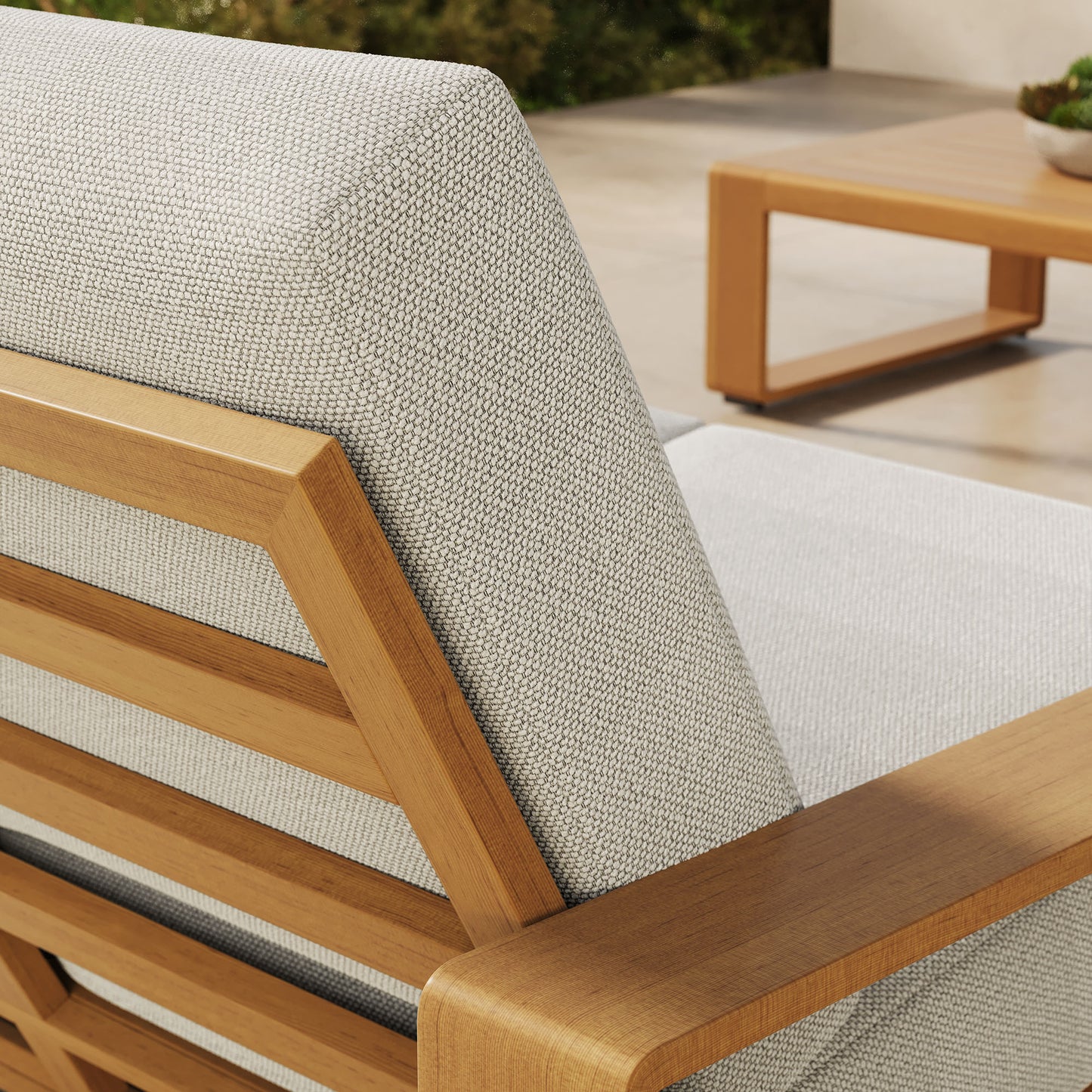 Lirienne Outdoor Patio Aluminum Faux Wood Loveseat by Modway EEI-7297 Series
