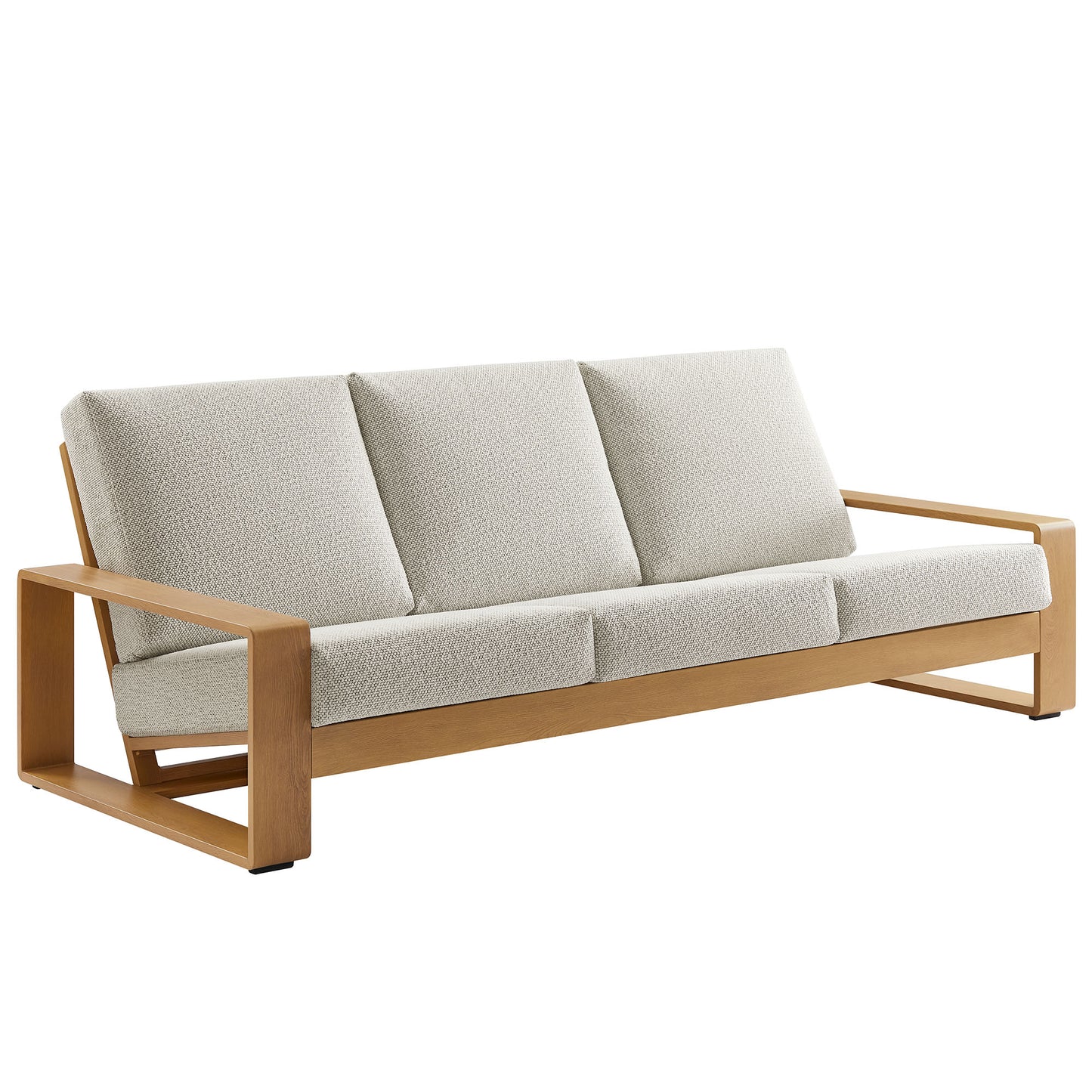 Lirienne Outdoor Patio Aluminum Faux Wood Sofa by Modway EEI-7298 Modern