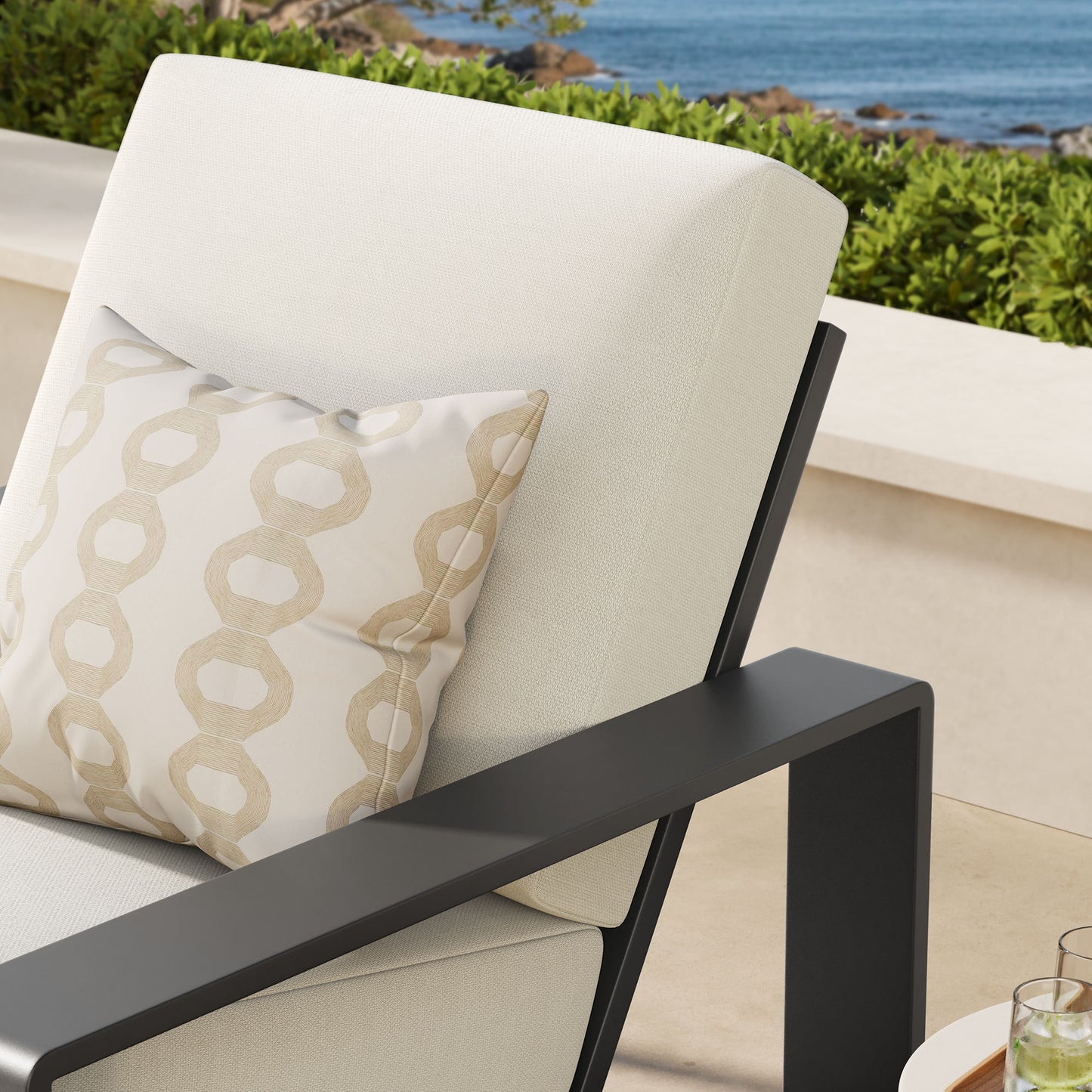 Lirienne Outdoor Patio Aluminum Armchair by Modway - EEI-7300 Collection Outdoor Seating
