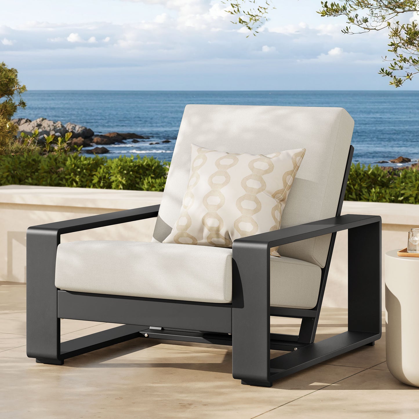 Lirienne Outdoor Patio Aluminum Armchair by Modway - EEI-7300 Collection Outdoor Seating