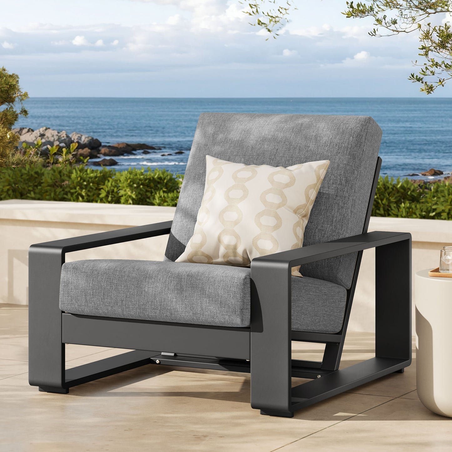 Lirienne Outdoor Patio Aluminum Armchair by Modway - EEI-7300 Collection Outdoor Seating