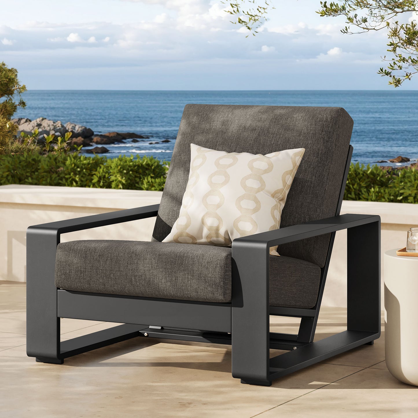 Lirienne Outdoor Patio Aluminum Armchair by Modway - EEI-7300 Collection Outdoor Seating