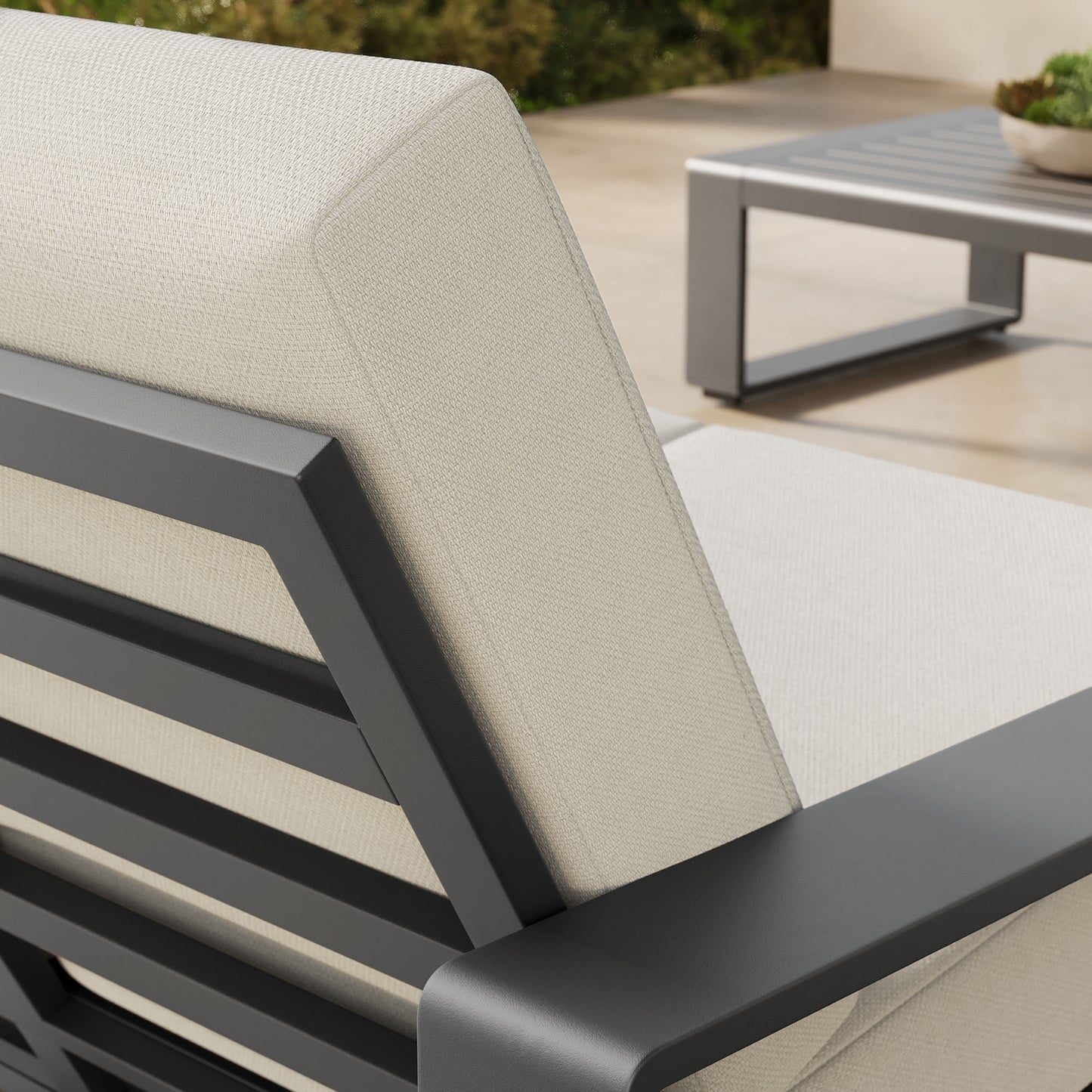 Lirienne Outdoor Patio Aluminum Loveseat Collection