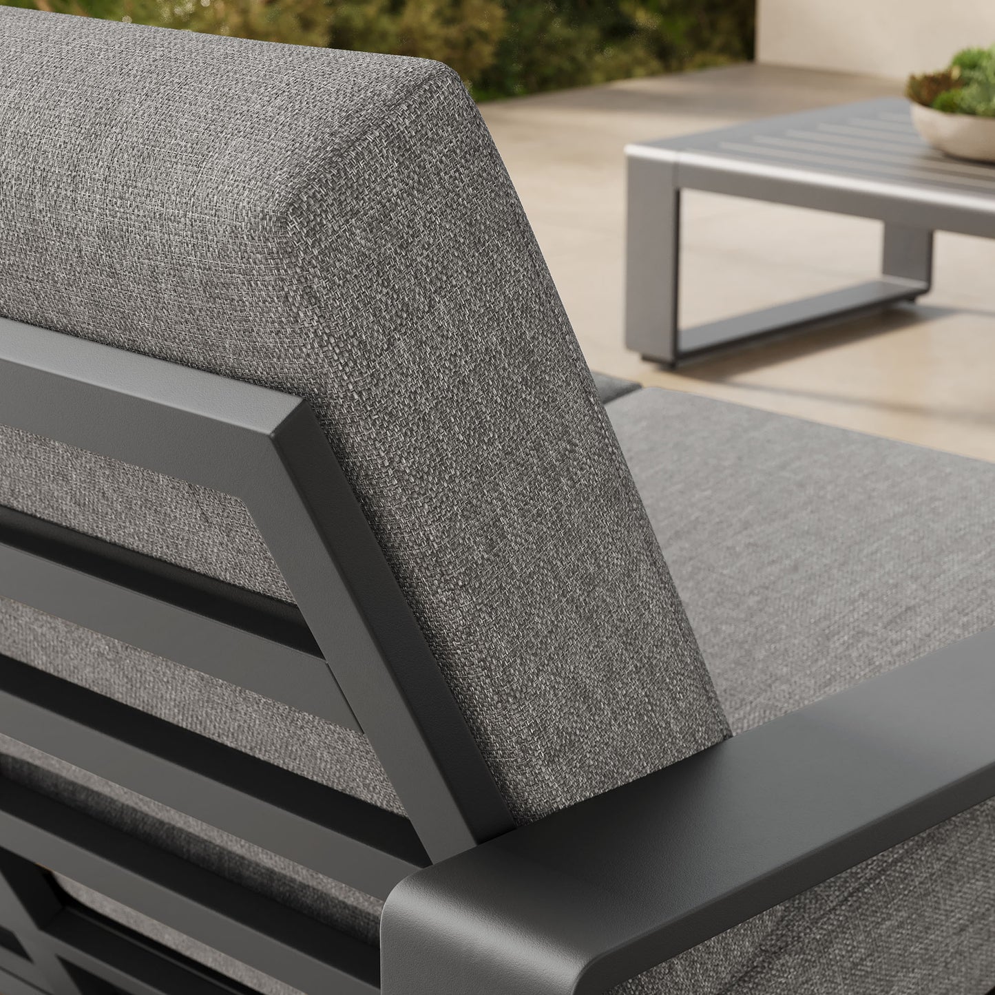 Lirienne Outdoor Patio Aluminum Loveseat Collection
