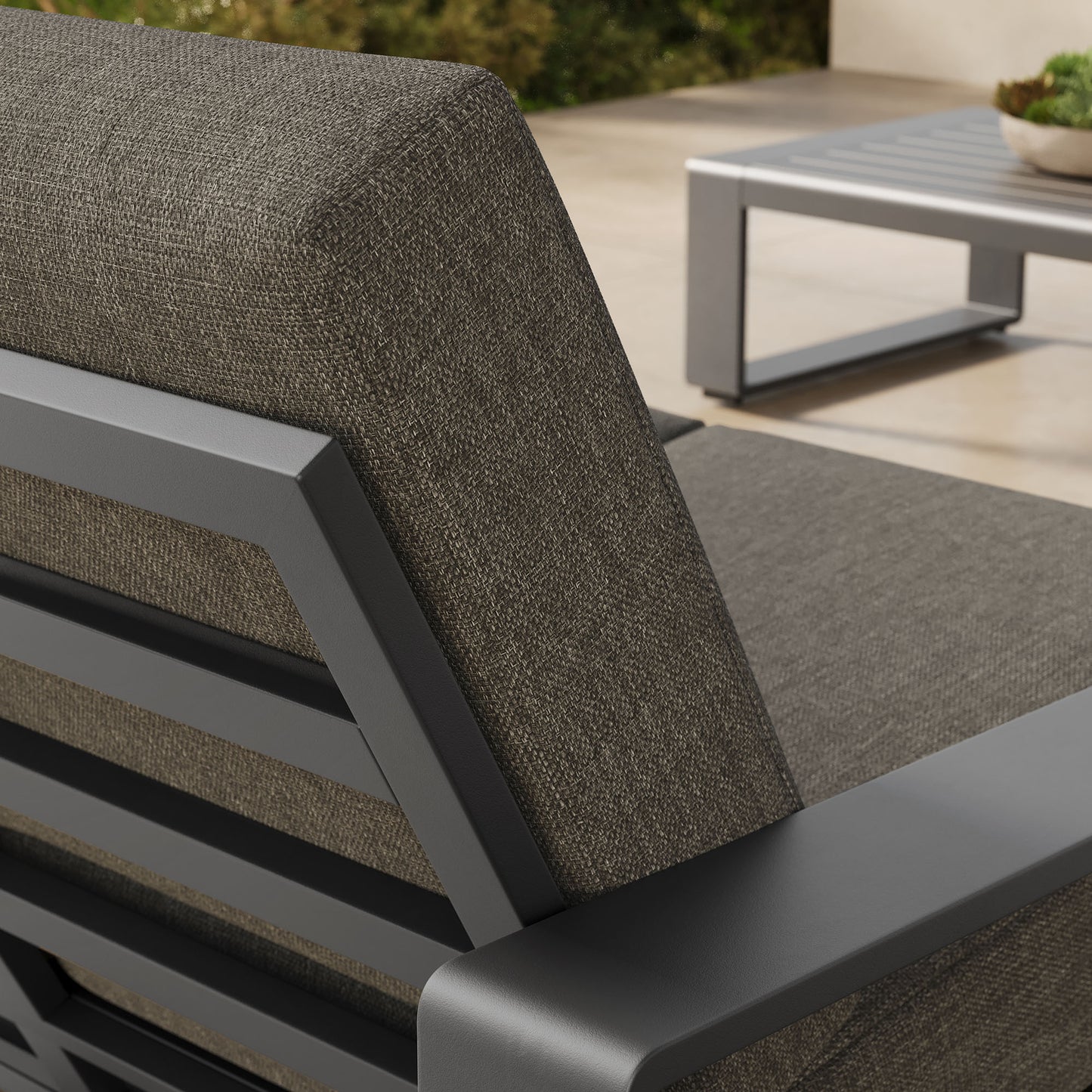 Lirienne Outdoor Patio Aluminum Loveseat Collection