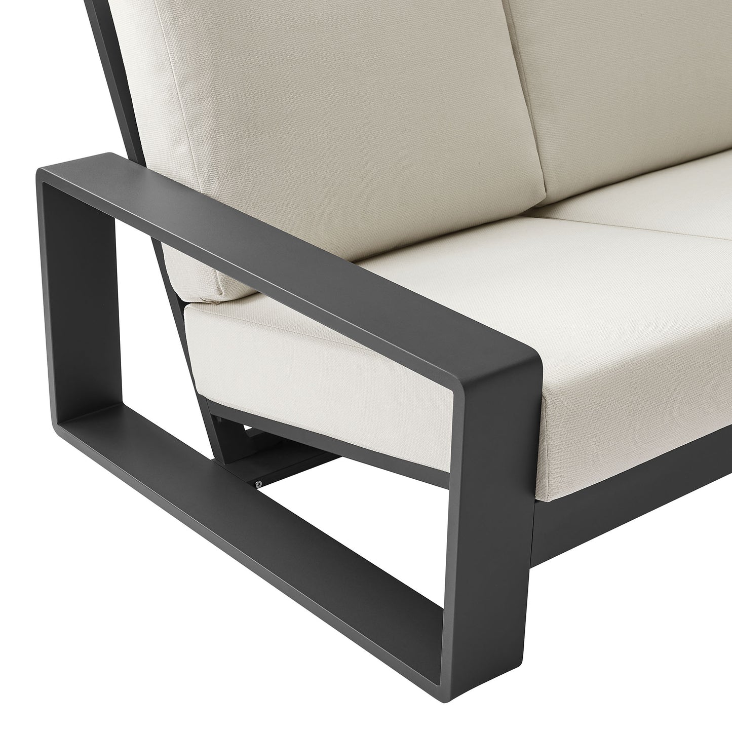 Lirienne Outdoor Patio Modern Aluminum Sofa by Modway EEI-7302 Collection