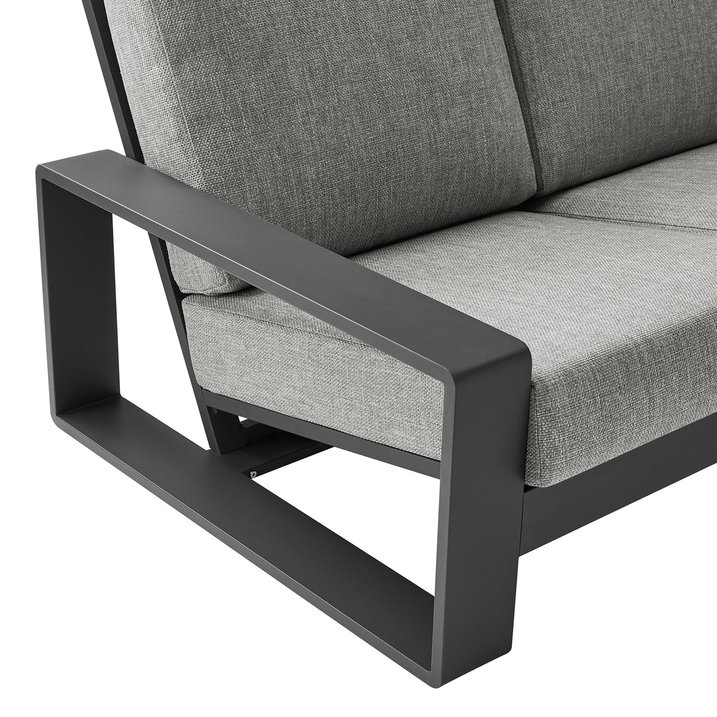 Lirienne Outdoor Patio Modern Aluminum Sofa by Modway EEI-7302 Collection
