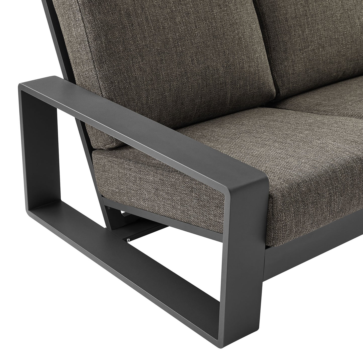 Lirienne Outdoor Patio Modern Aluminum Sofa by Modway EEI-7302 Collection