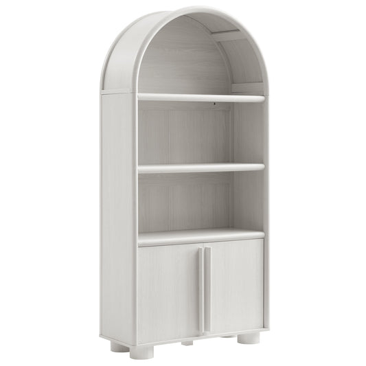 Bellamy Tall Arched Display Cabinet Bookcase by Modway EEI-7314-ASH