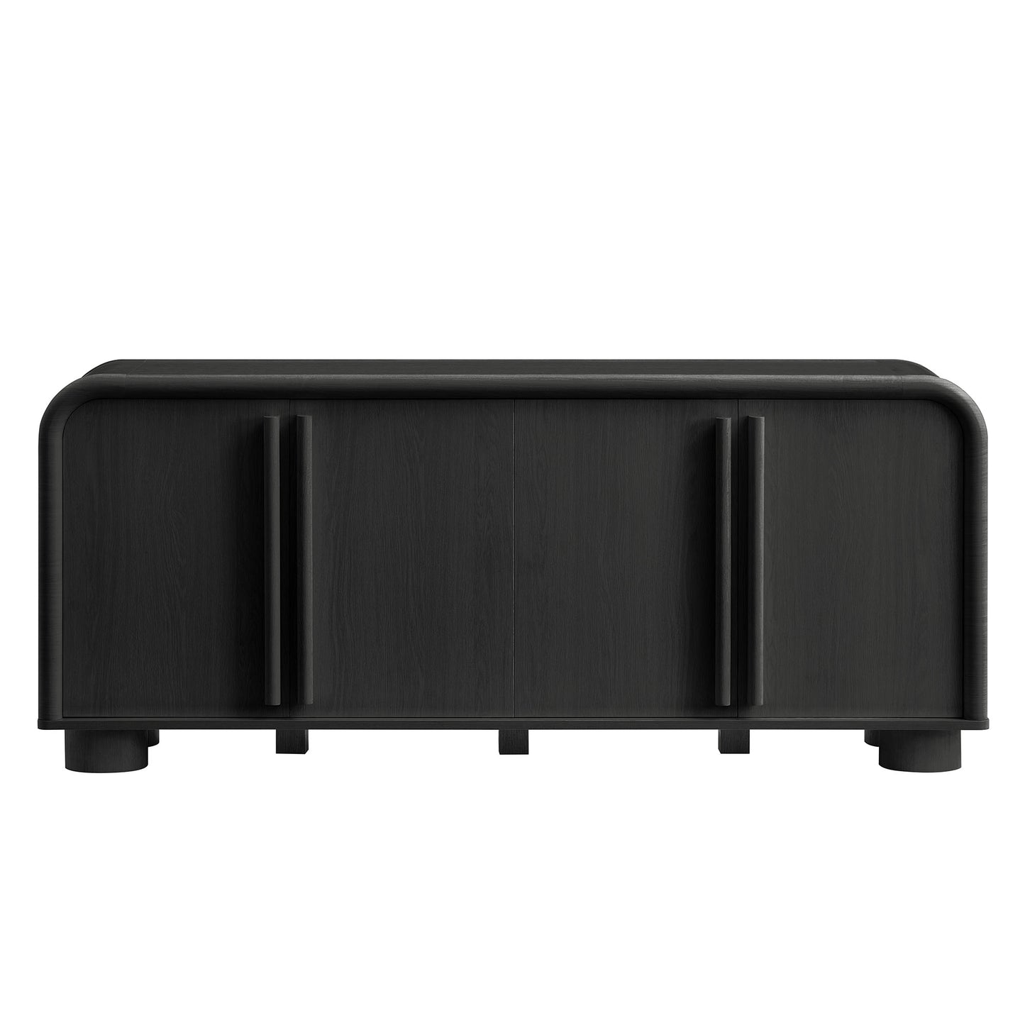 Bellamy Curved 4-Door Sideboard Cabinet by Modway EEI-7315-BLK