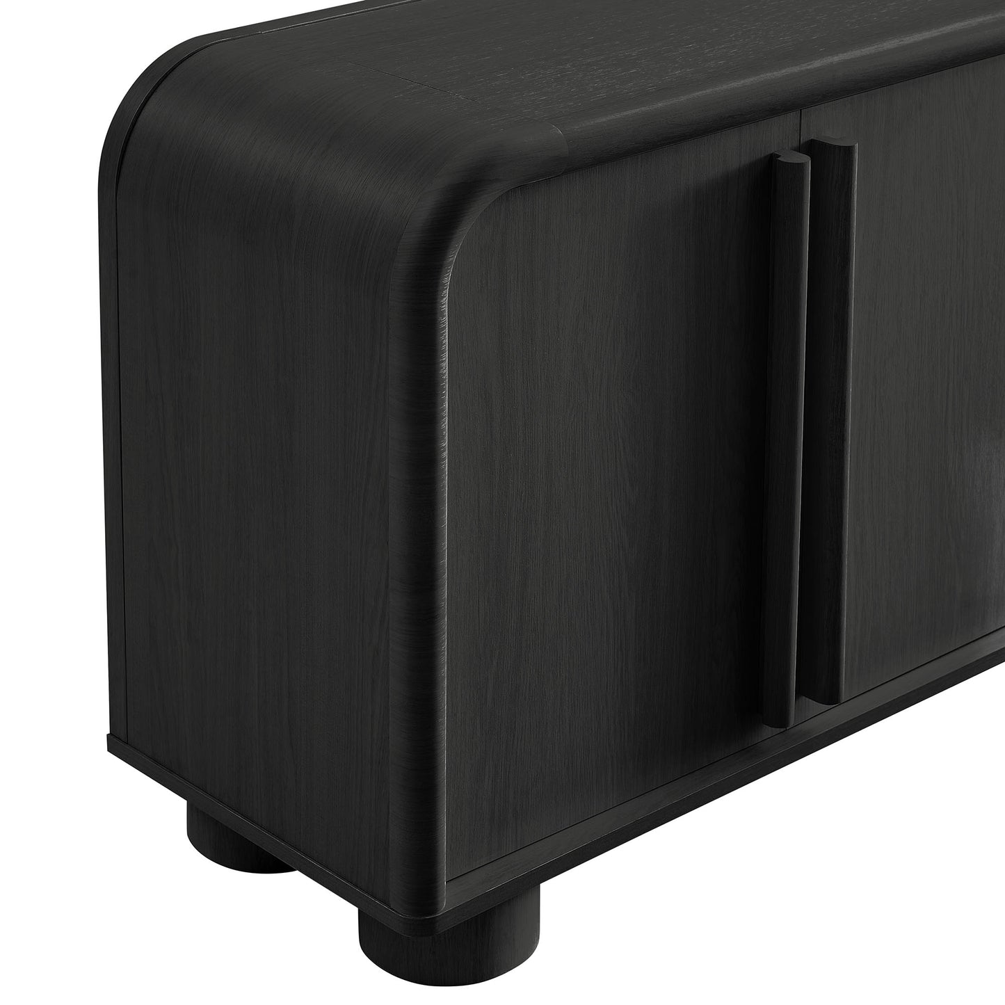 Bellamy Curved 4-Door Sideboard Cabinet by Modway EEI-7315-BLK