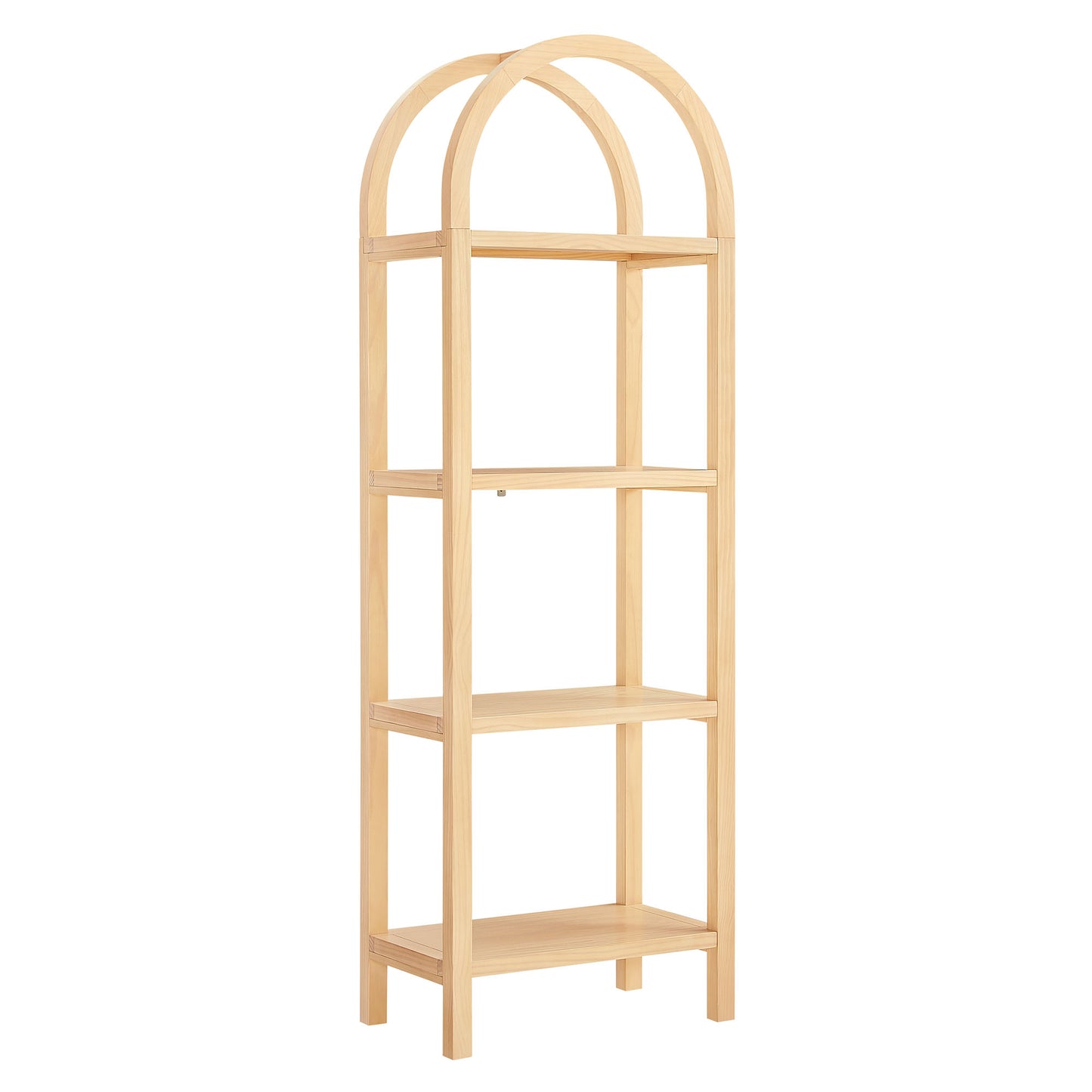 Vexley 72 Inch Tall Narrow Arched Bookshelf by Modway EEI-7316 - Space-Saving Accent