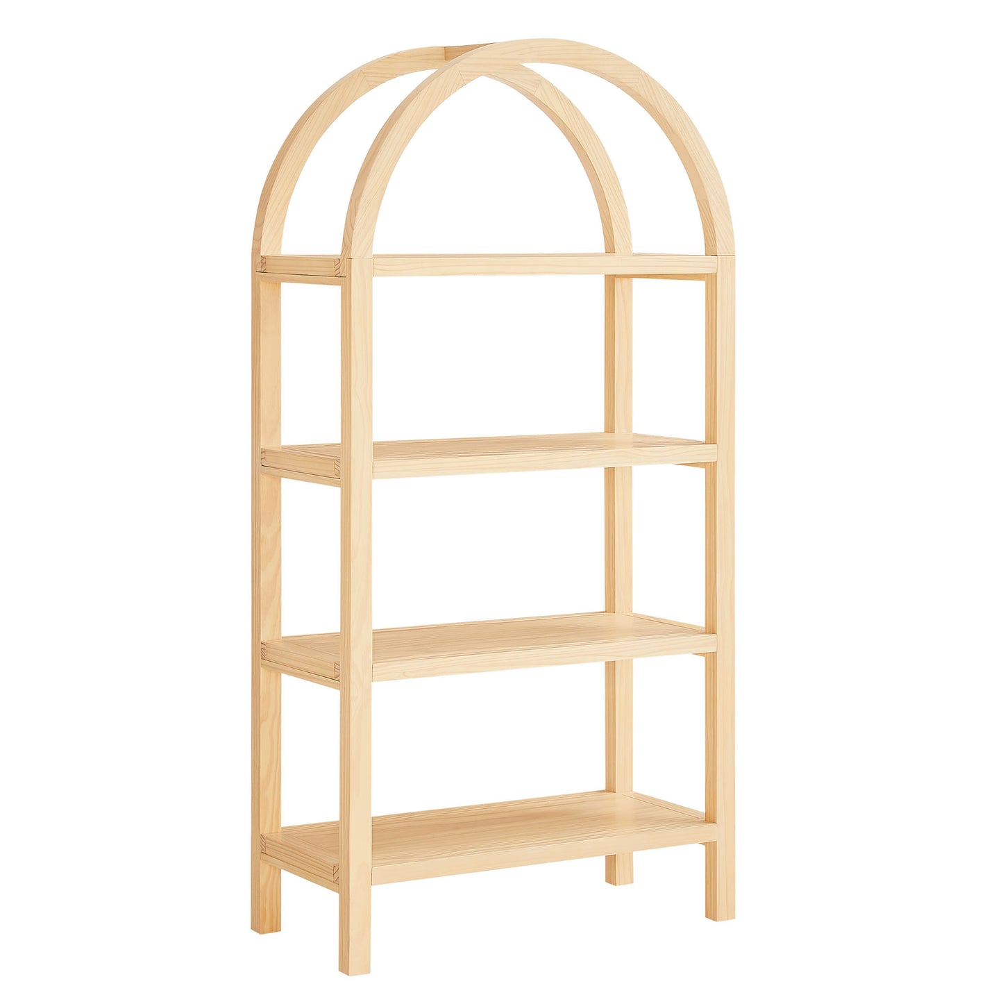 Vexley 60 Inch Arched Bookshelf by Modway EEI-7317 - Classic Arched Bookcase