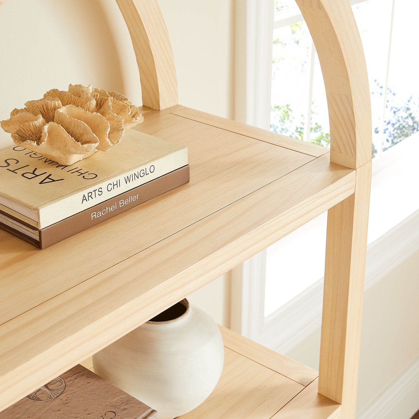 Vexley 60 Inch Arched Bookshelf by Modway EEI-7317 - Classic Arched Bookcase