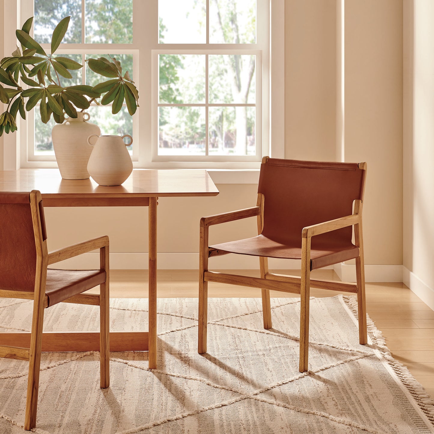 Sonora Leather Dining Chairs by Modway — Modern Side and Dining Chair Collection