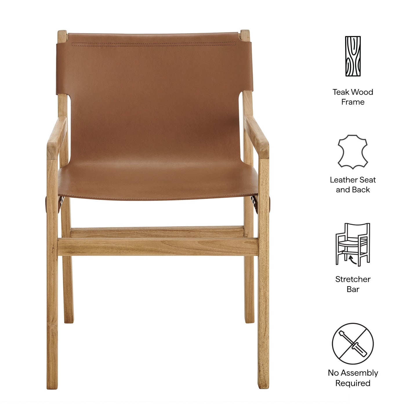 Sonora Leather Dining Chairs by Modway — Modern Side and Dining Chair Collection