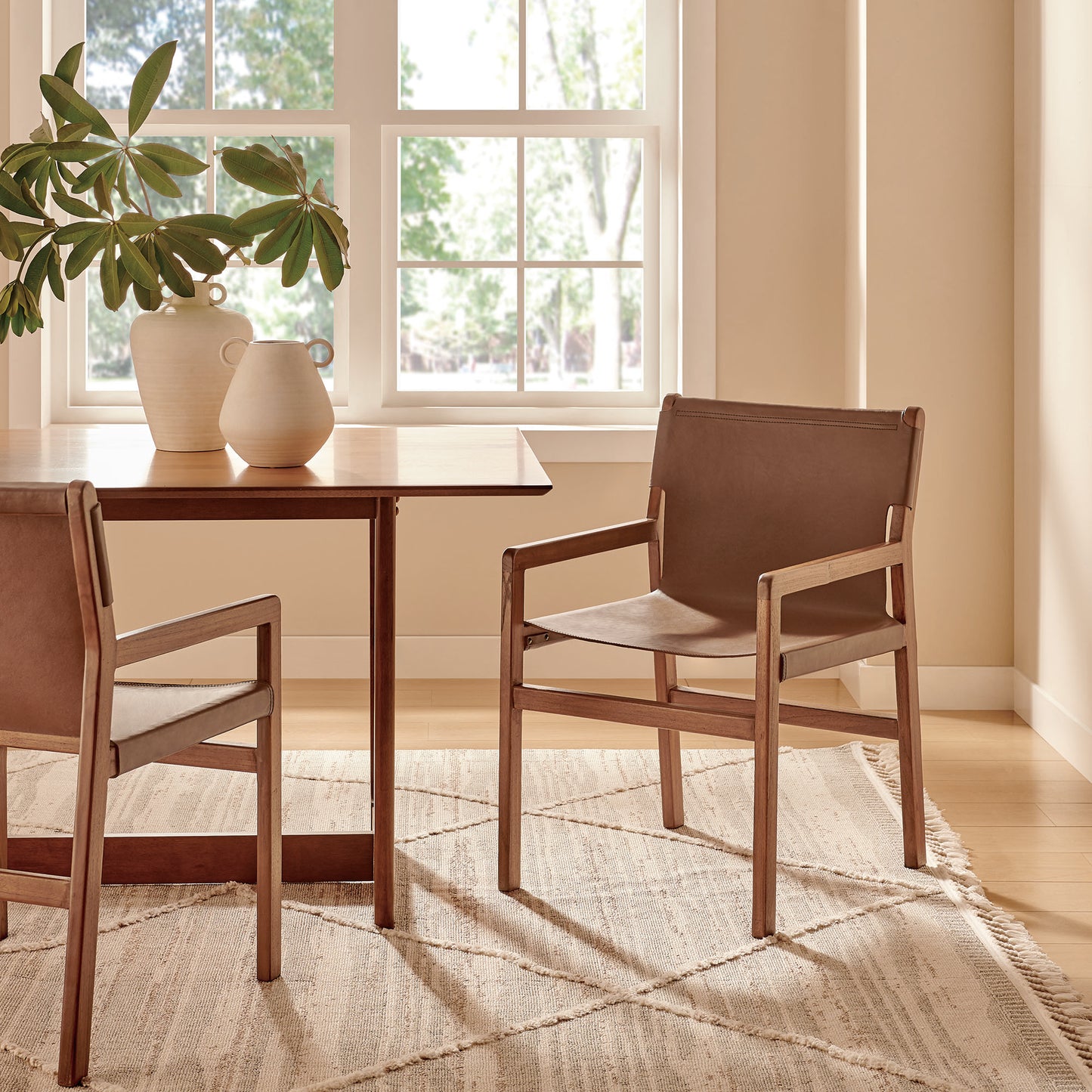Sonora Leather Dining Chairs by Modway — Modern Side and Dining Chair Collection