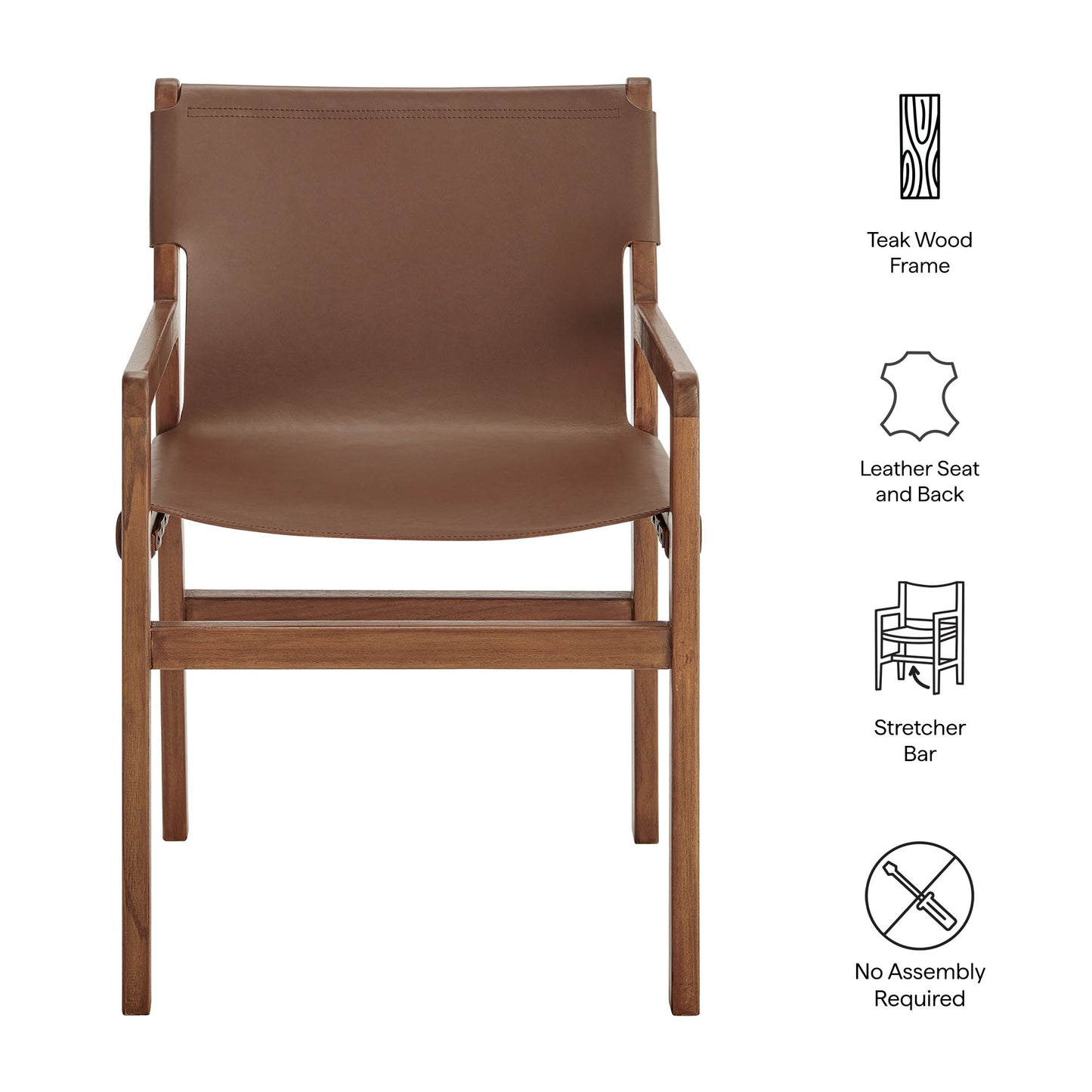 Sonora Leather Dining Chairs by Modway — Modern Side and Dining Chair Collection