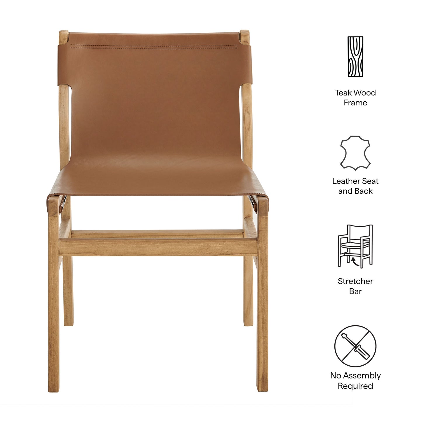 Sonora Leather Dining Chairs by Modway — Modern Side and Dining Chair Collection