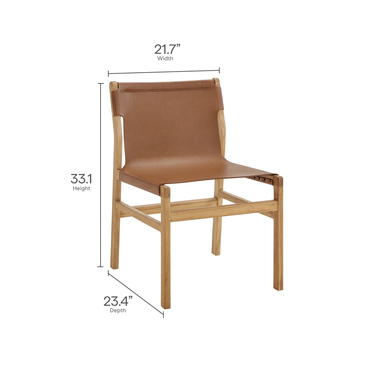 Sonora Leather Dining Chairs by Modway — Modern Side and Dining Chair Collection