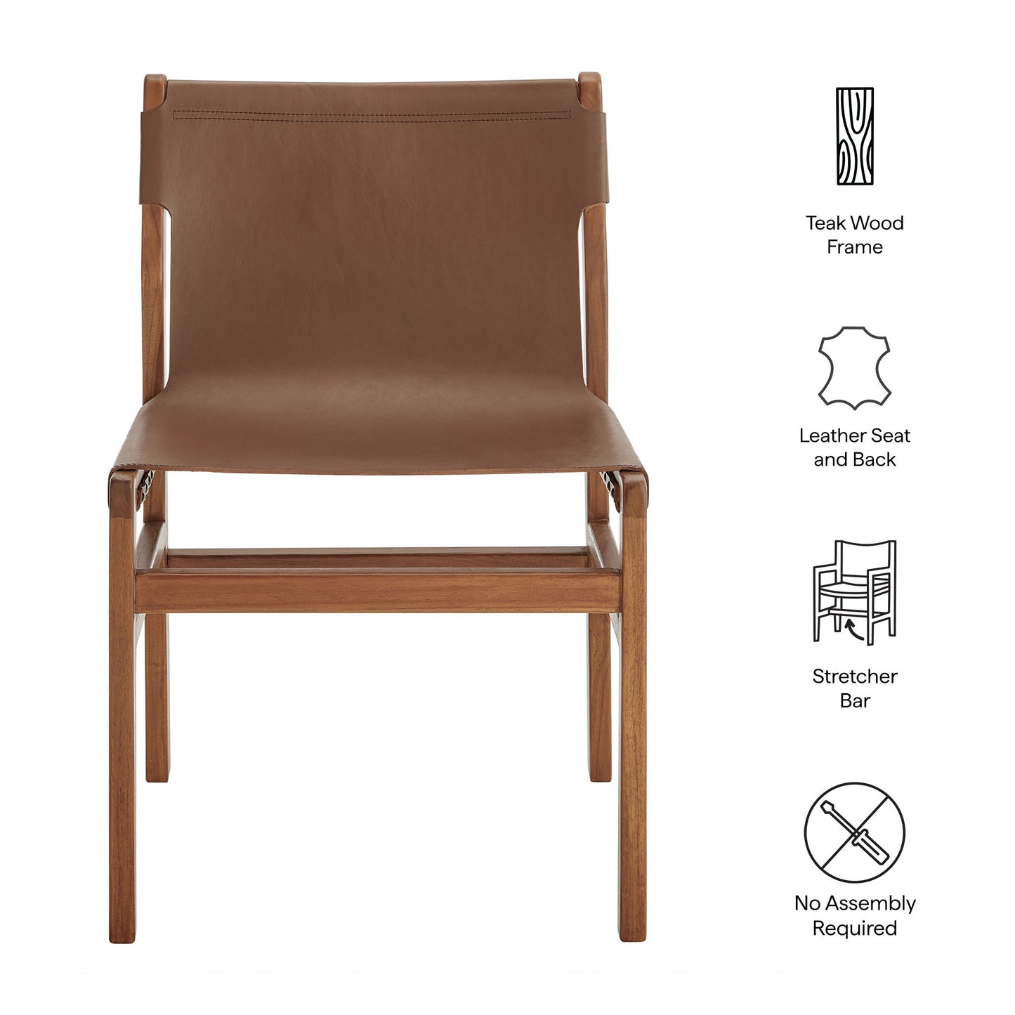Sonora Leather Dining Chairs by Modway — Modern Side and Dining Chair Collection
