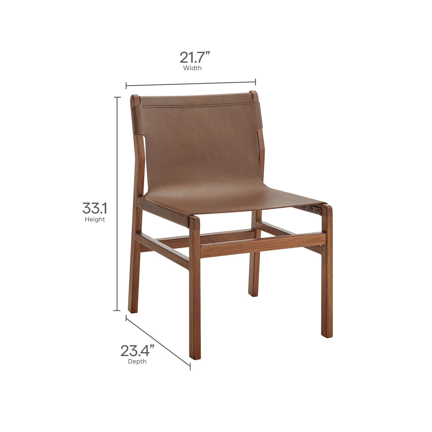 Sonora Leather Dining Chairs by Modway — Modern Side and Dining Chair Collection