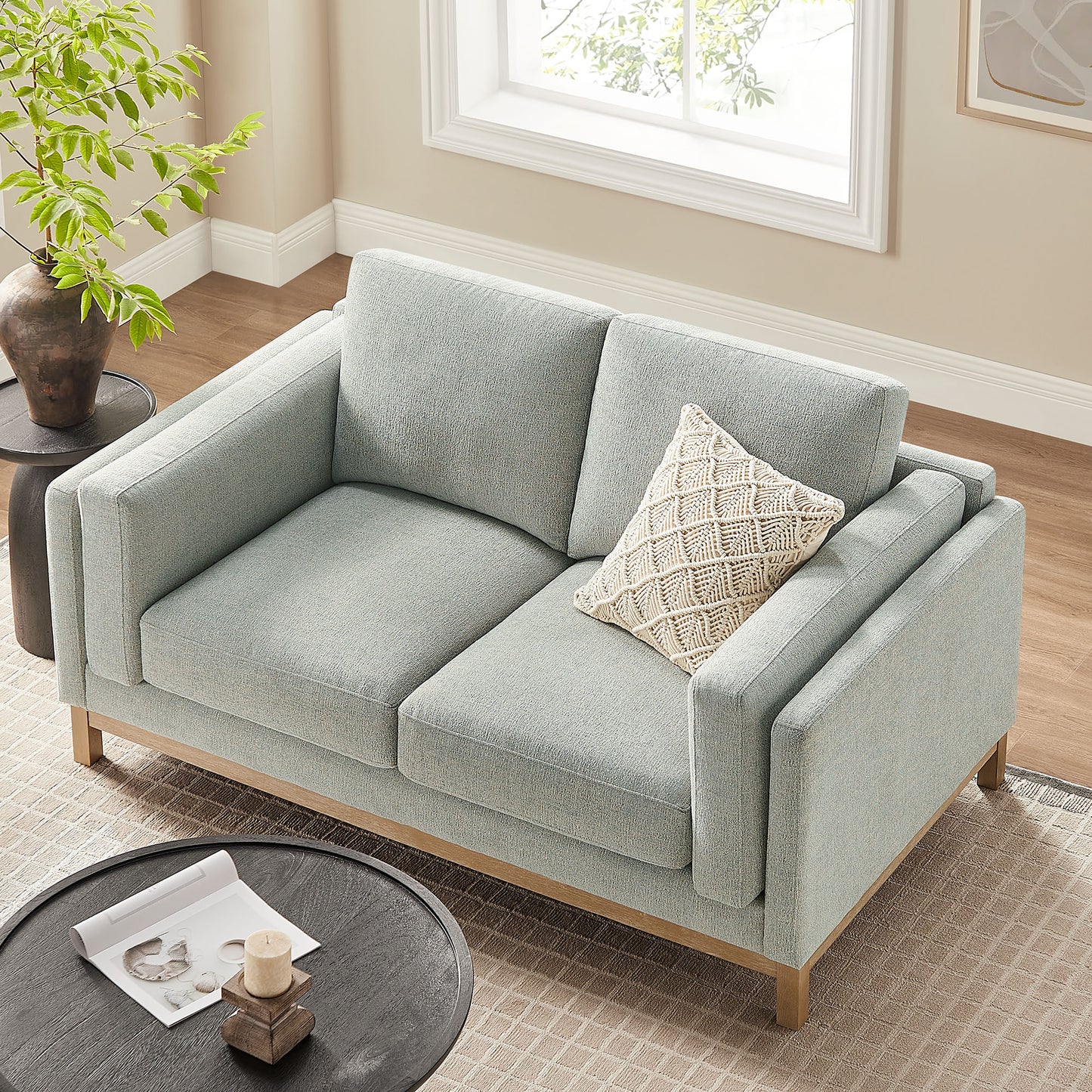 Roscoe 63 inch Fabric Loveseat by Modway EEI-7328-MST