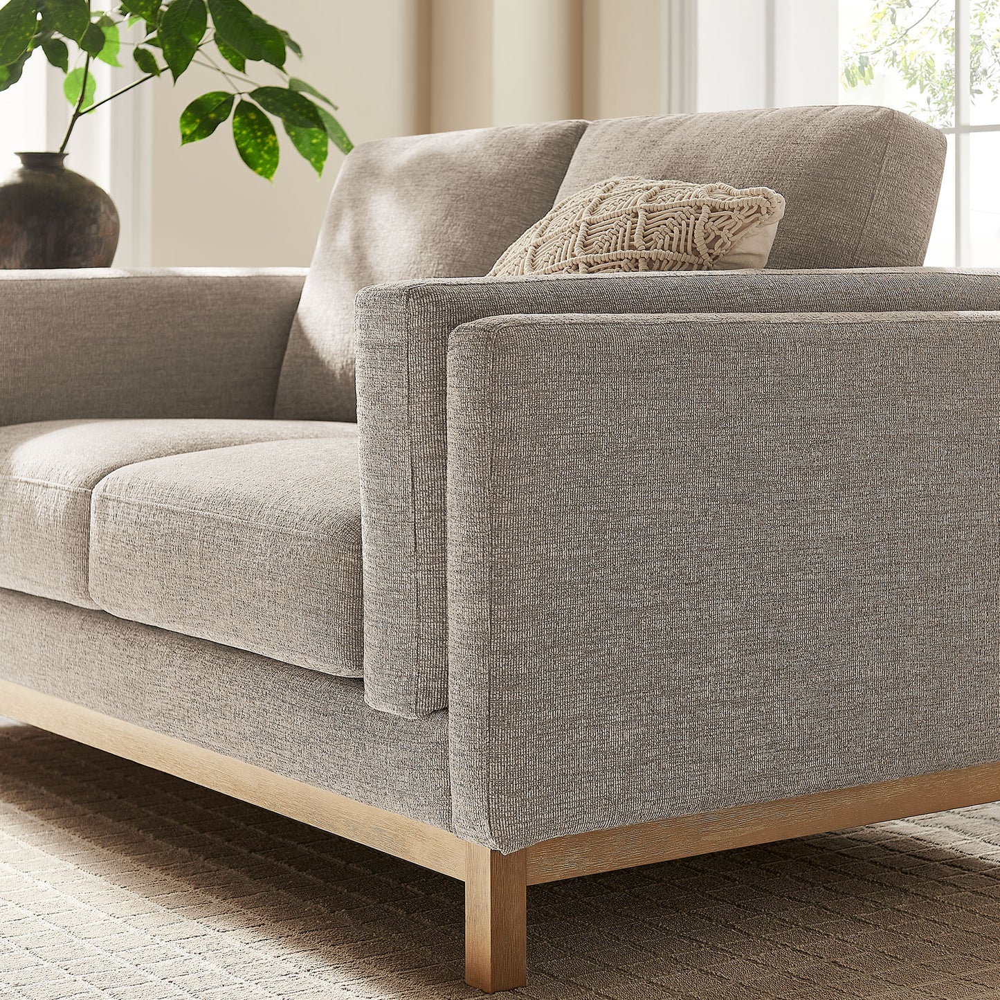 Roscoe 63 inch Fabric Loveseat by Modway EEI-7328-PEW